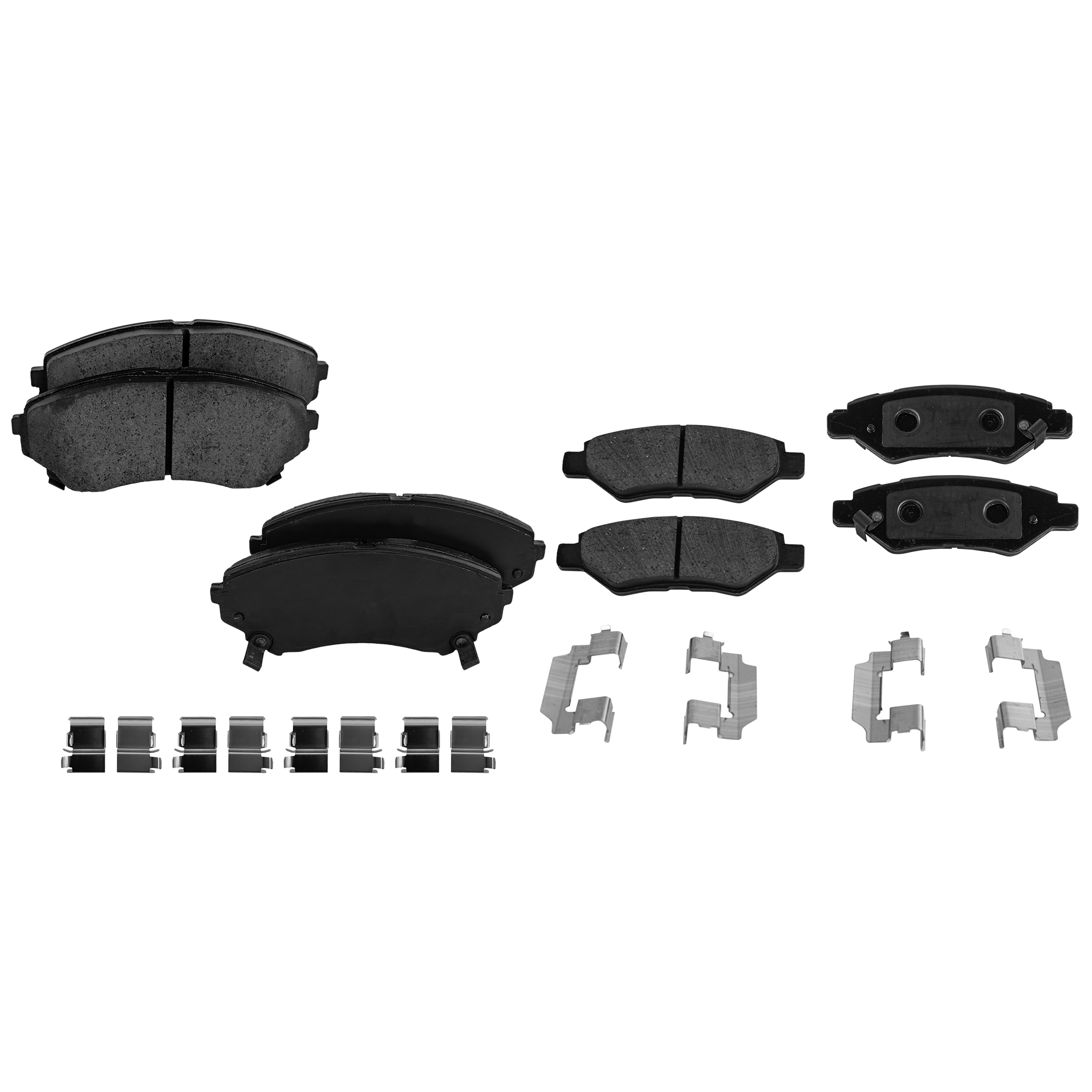AM CTS 08-14 FRONT AND REAR BRAKE PAD SET 4 Wheel Set SKU SET STPSSCP1331-4 OEM 25814702-25958115-20876917-209