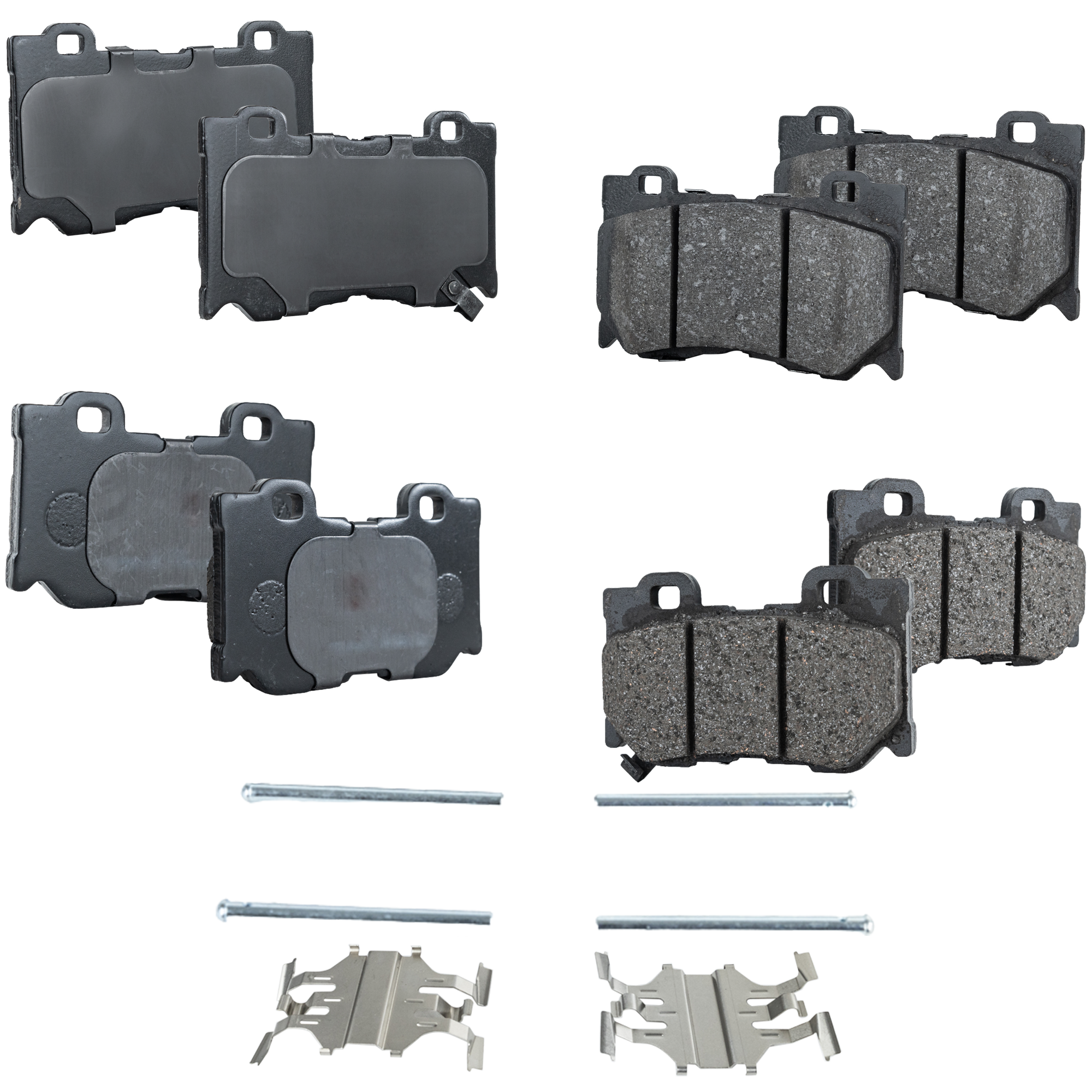 AM G37-08-13-370Z 09-20 FRONT AND REAR BRAKE PAD SET 4 Wheel Set SKU SET STPSSCP1346-4 OEM D10601TG1C D1060JL00A D1060JL0