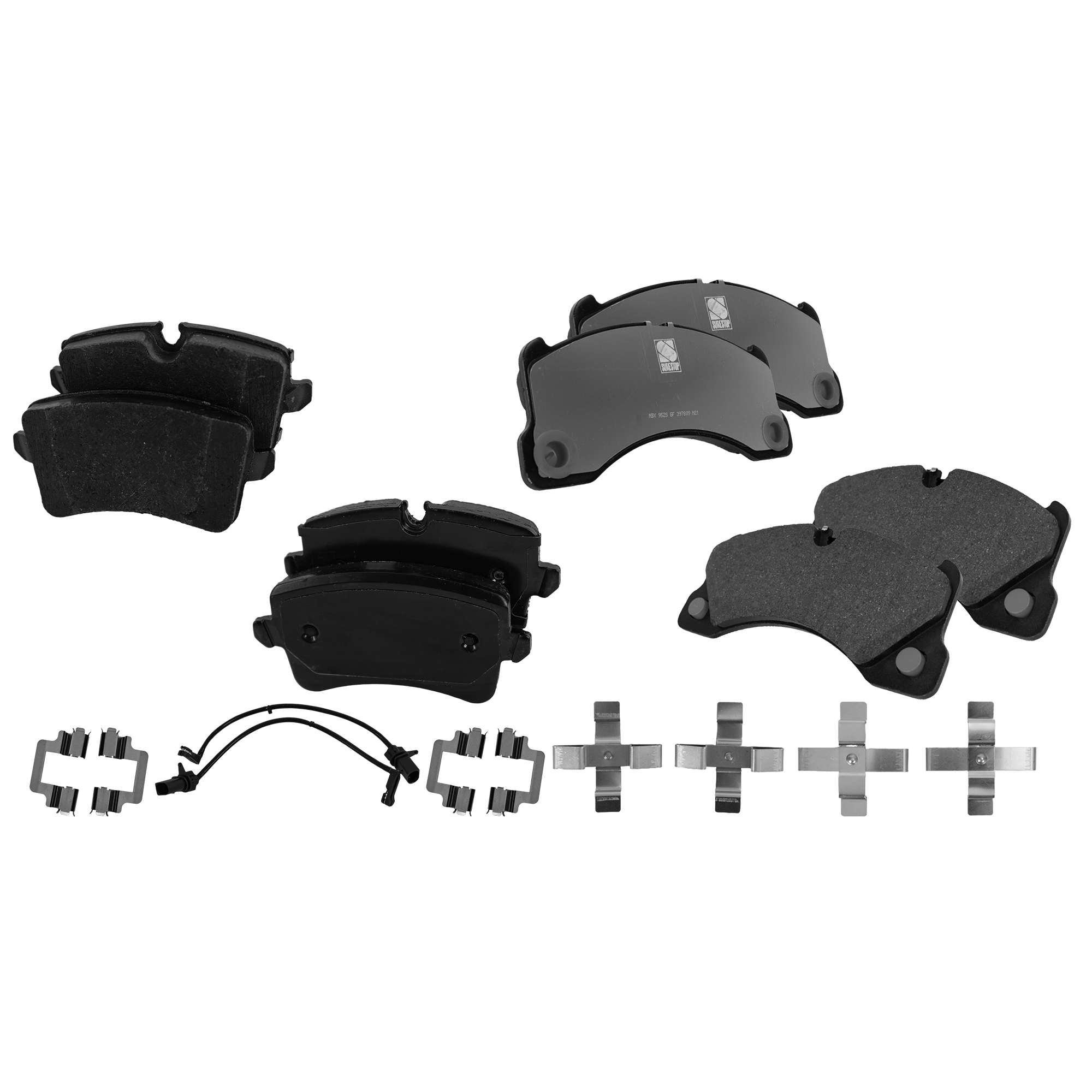 AM MACAN 17-20 FRONT AND REAR BRAKE PAD SET 4 Wheel Set SKU SET STPSSCP1349-4 D OEM 7P0698151B 7P0698151C 7P669815