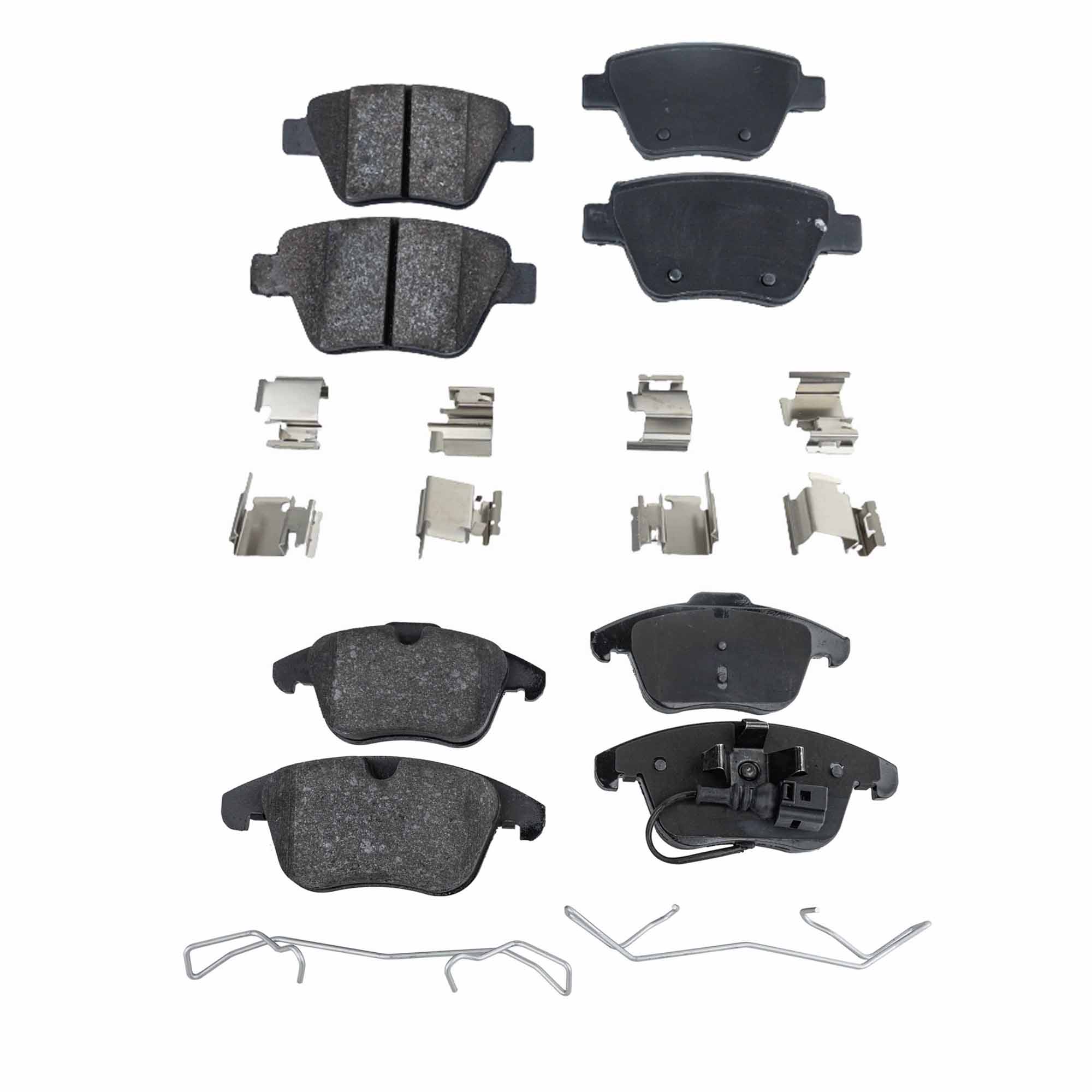 AM PASSAT 14-14 FRONT AND REAR BRAKE PAD SET 4 Wheel Set SKU SET STPSSCP1375-4 C OEM 5N0698151-5N0698151A 5N0698151