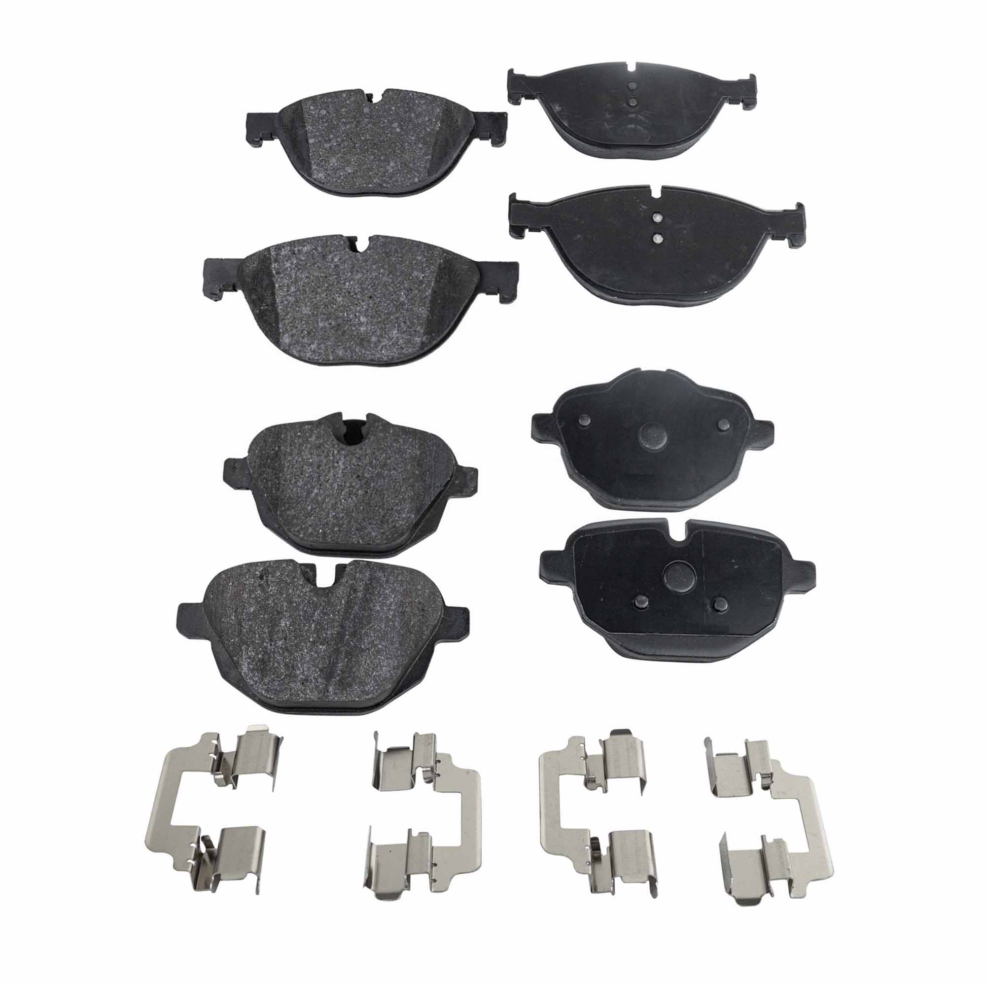 AM 528I 12-13 FRONT AND REAR BRAKE PAD SET 4 Wheel Set SKU SET STPSSCP1409-4 B OEM 34116775322-34116793021-341168