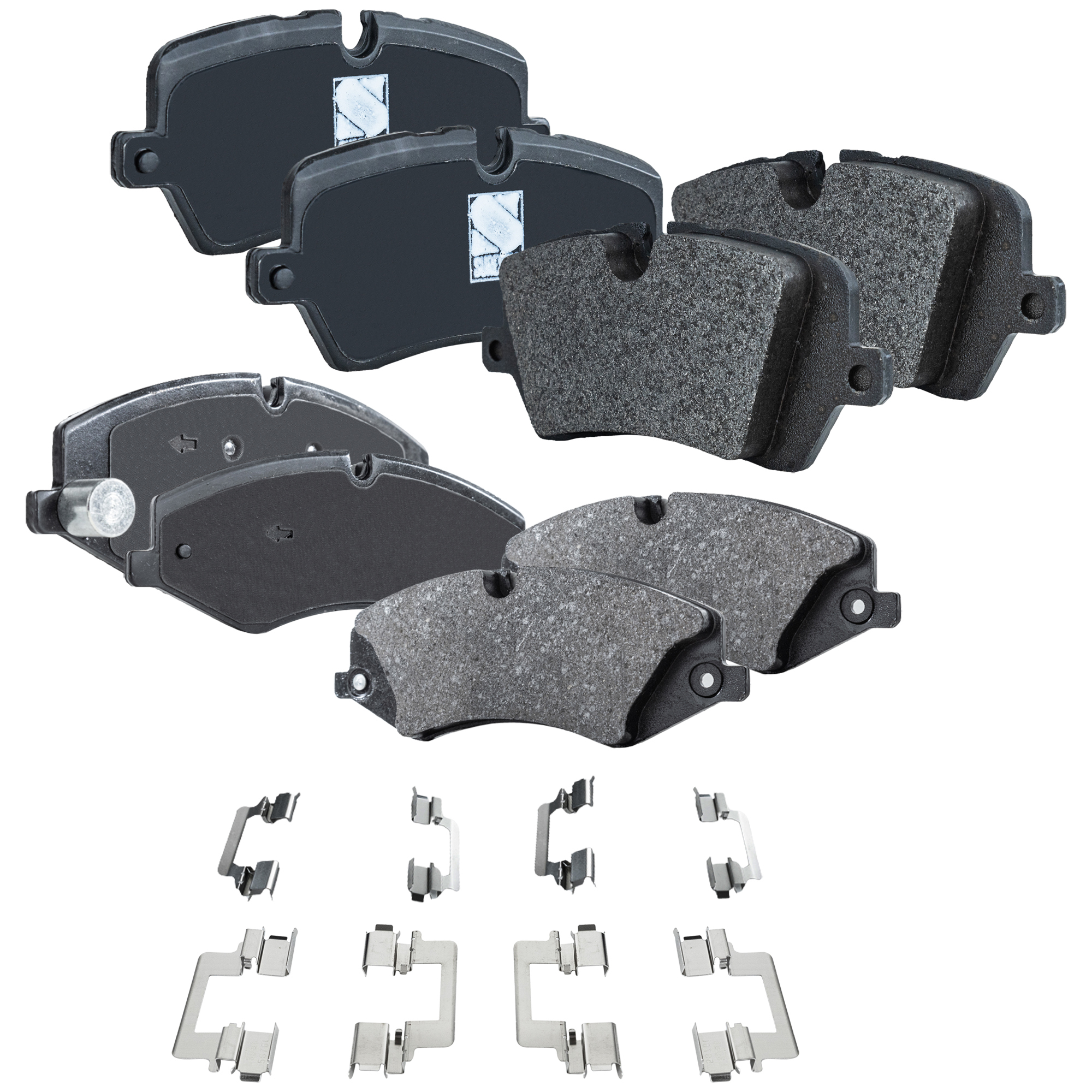 AM RANGE ROVER RANGE ROVER SPORT 14-17 FRONT AND REAR BRAKE PAD SET 4 Wheel Set SKU SET STPSSCP1479-4 A OEM LR021253 LR026220 LR032063 LR0