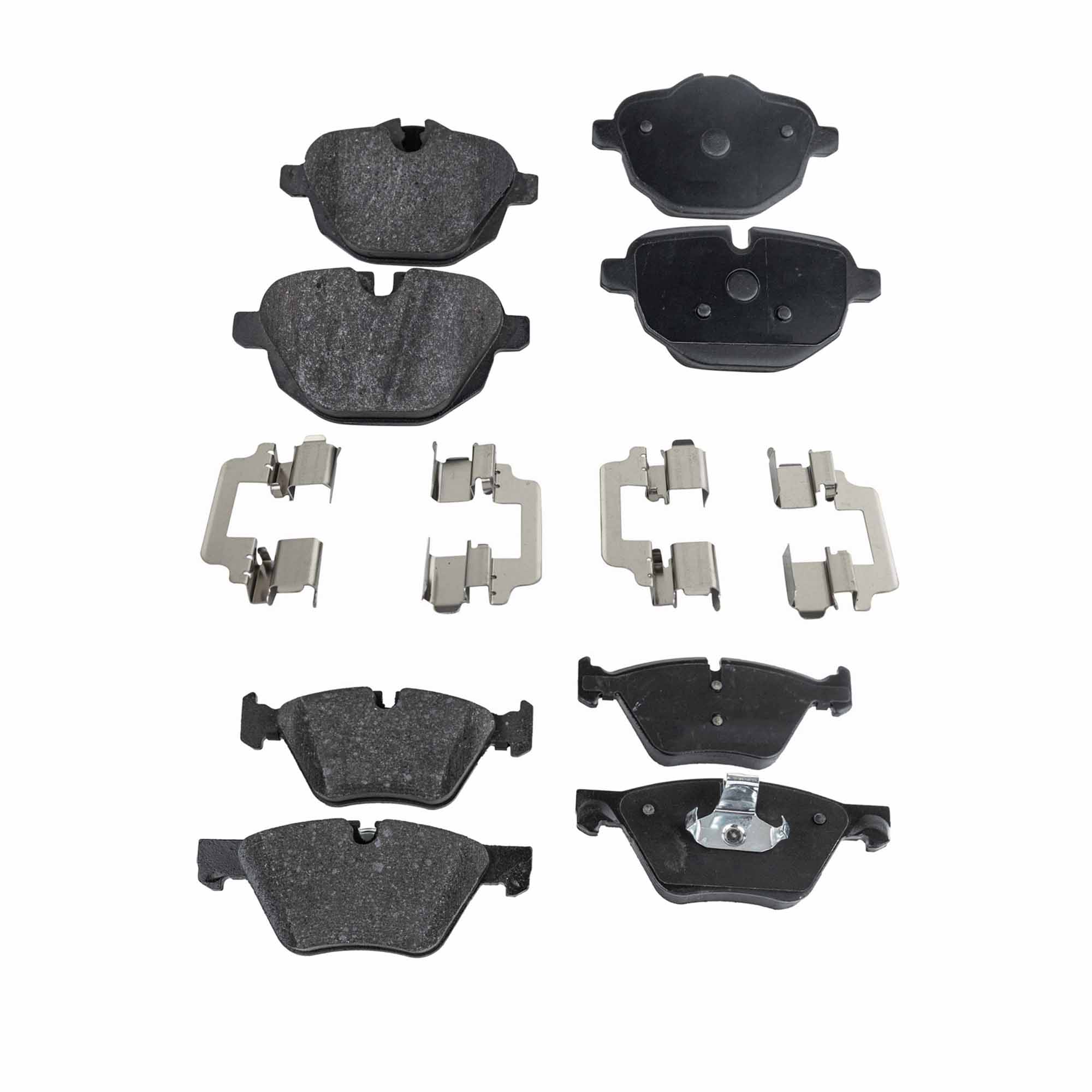 AM 528I 11-16-528I XDRIVE 12-16 FRONT AND REAR BRAKE PAD SET 4 Wheel Set SKU SET STPSSCP1504-4 OEM 34116775310-34116796844-341168