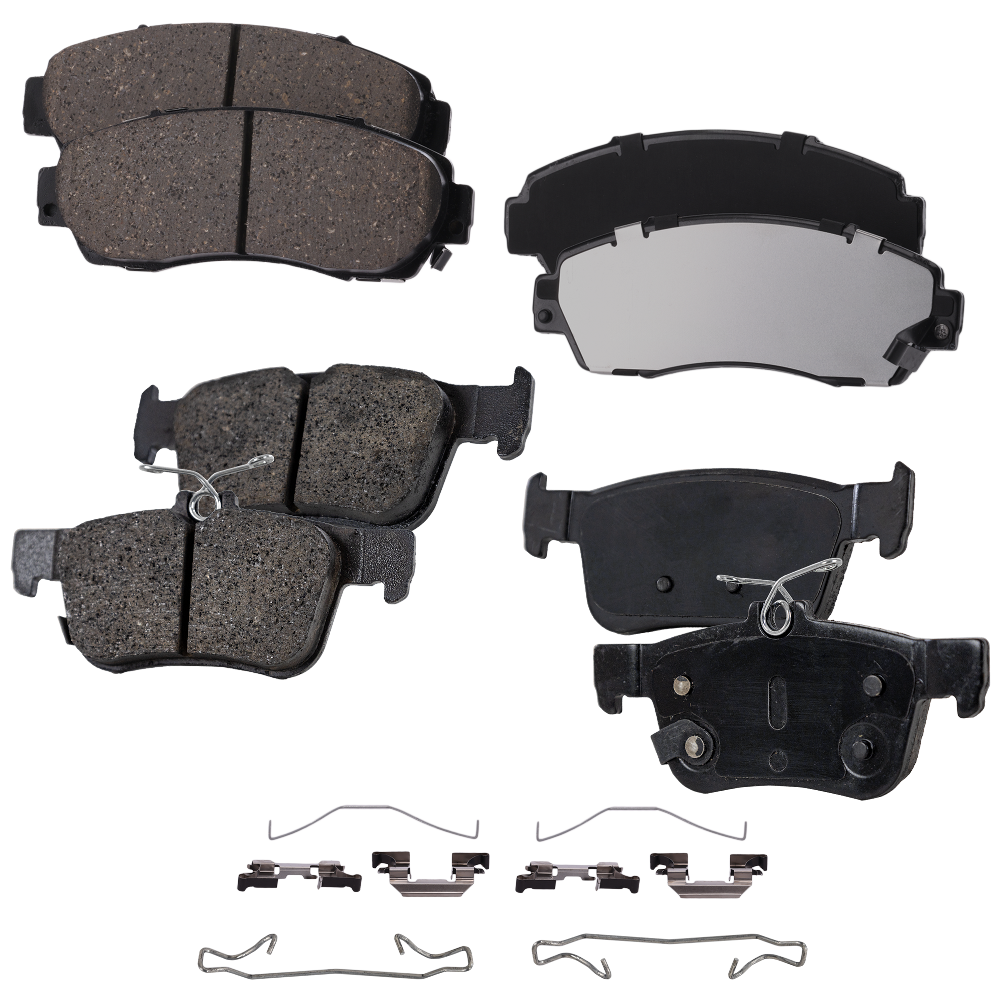AM RDX 19-20 FRONT AND REAR BRAKE PAD SET 4 Wheel Set SKU SET STPSSCP1521 OEM 26296AL03A 45022T0AA00-45022T0