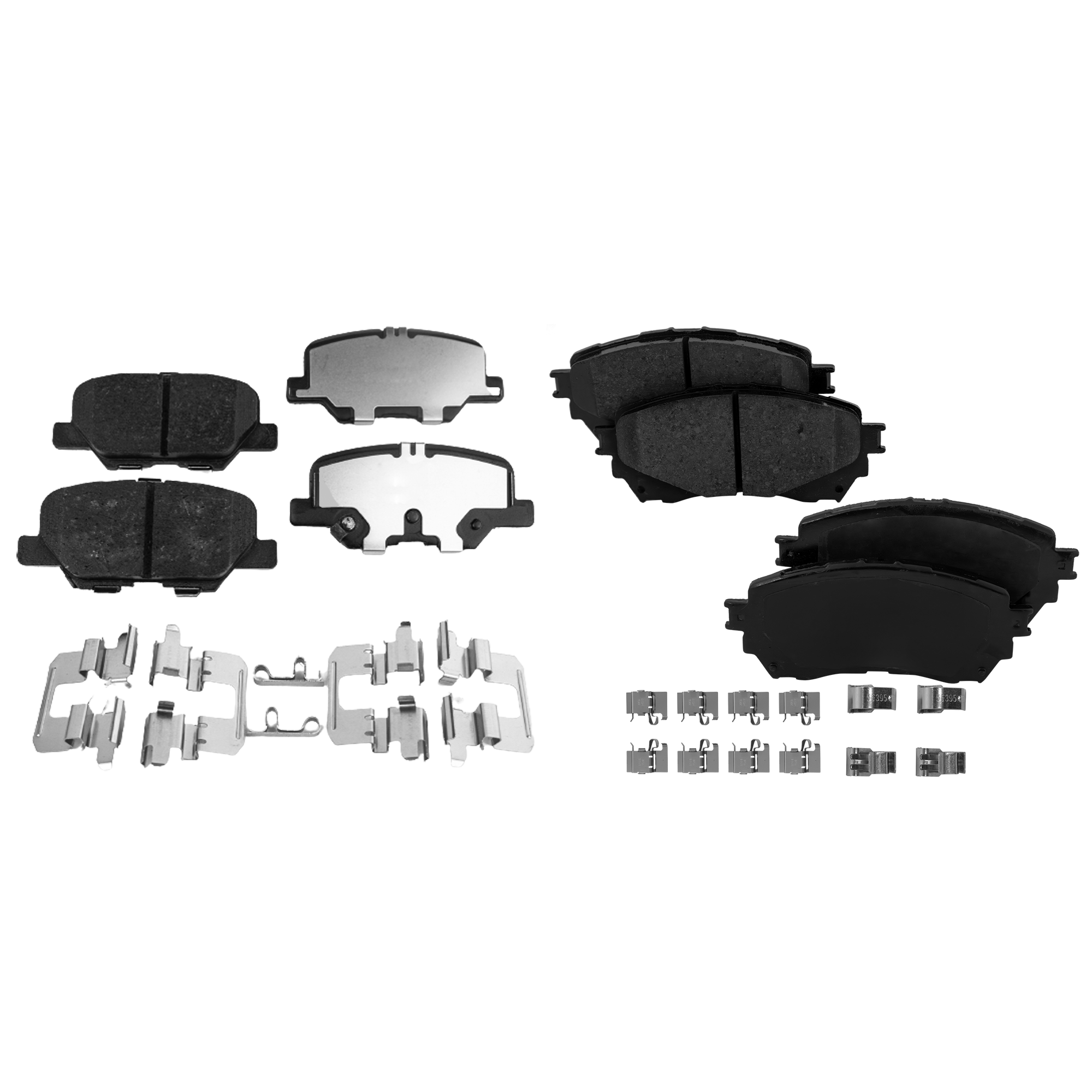 AM MAZDA 6-14-15 FRONT AND REAR BRAKE PAD SET 4 Wheel Set SKU SET STPSSCP1711-4 OEM G4YA3328Z G4YA3328ZA GFY03328Z