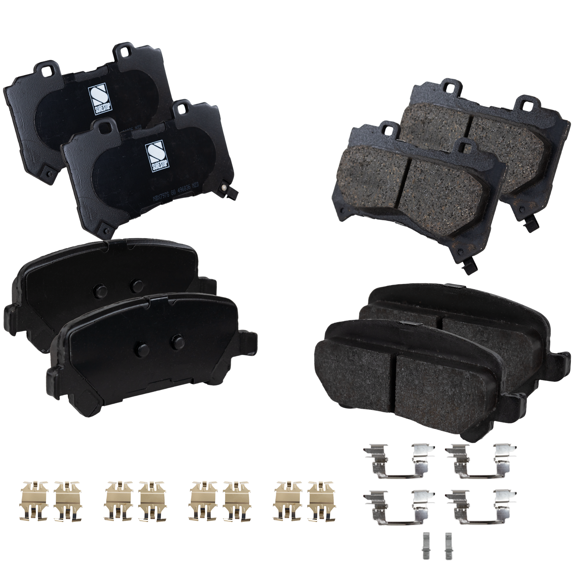 AM COLORADO CANYON 15-20 FRONT AND REAR BRAKE PAD SET 4 Wheel Set SKU SET STPSSCP1802-4