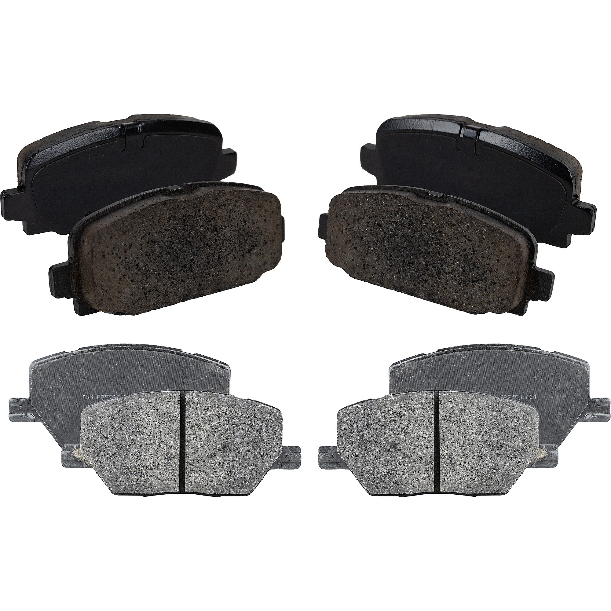 AM COMPASS 17-19 FRONT AND REAR BRAKE PAD SET 4 Wheel Set SKU SET STPSSCP1811-4 A OEM 68353597AA 68353597AB 00773672