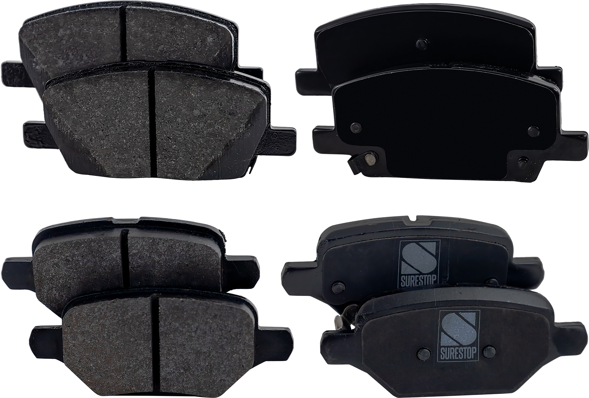 AM ENCORE TRAX 18-20 FRONT AND REAR BRAKE PAD SET 4 Wheel Set SKU SET STPSSCP2019-4 OEM 23321903-42566748-42566753-426