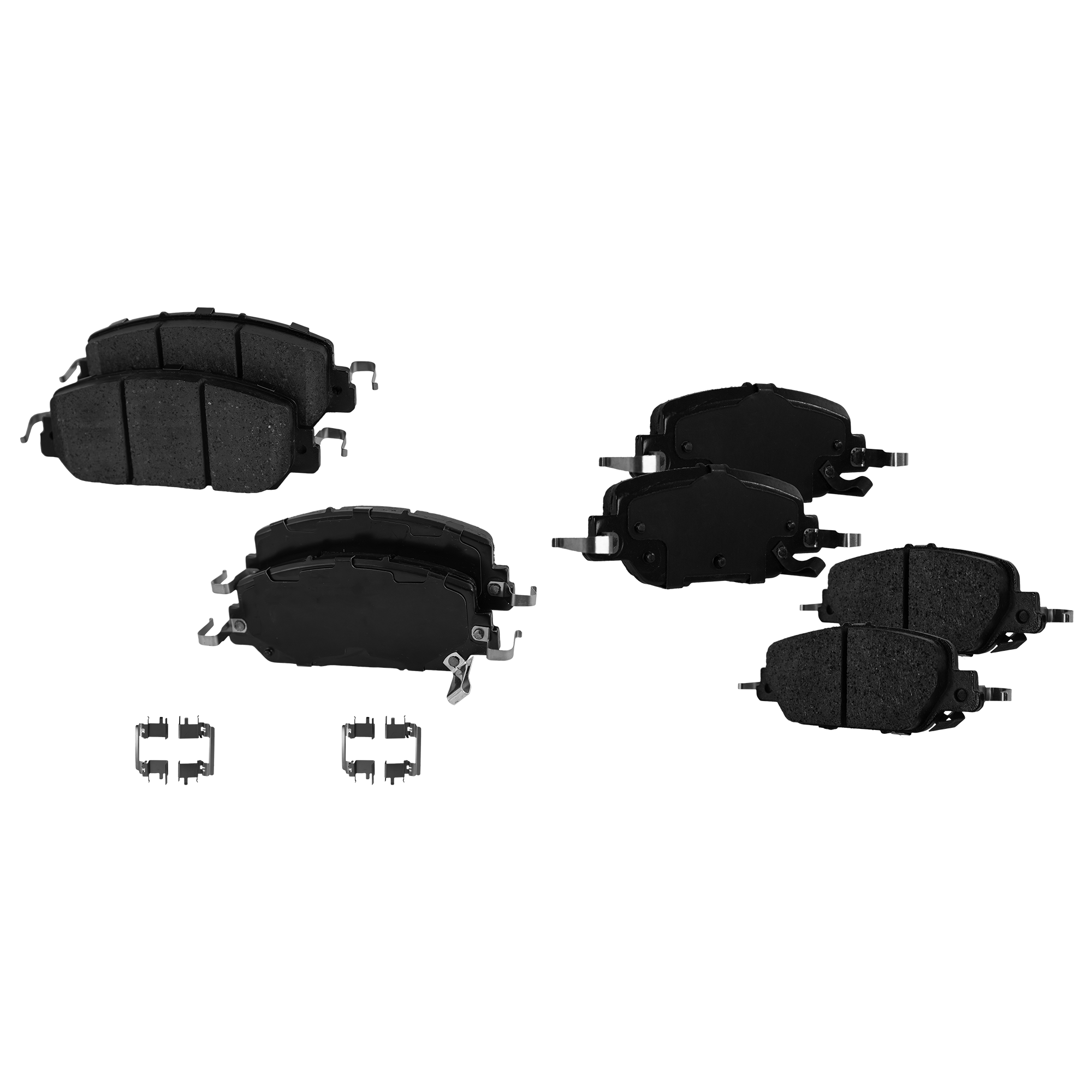 AM CR V 17-19 FRONT AND REAR BRAKE PAD SET 2 Wheel Set EX L LX Touring Models SKU SET STPSSCP2036-4 OEM 45022TLAA01-45022TLAA10-45022T