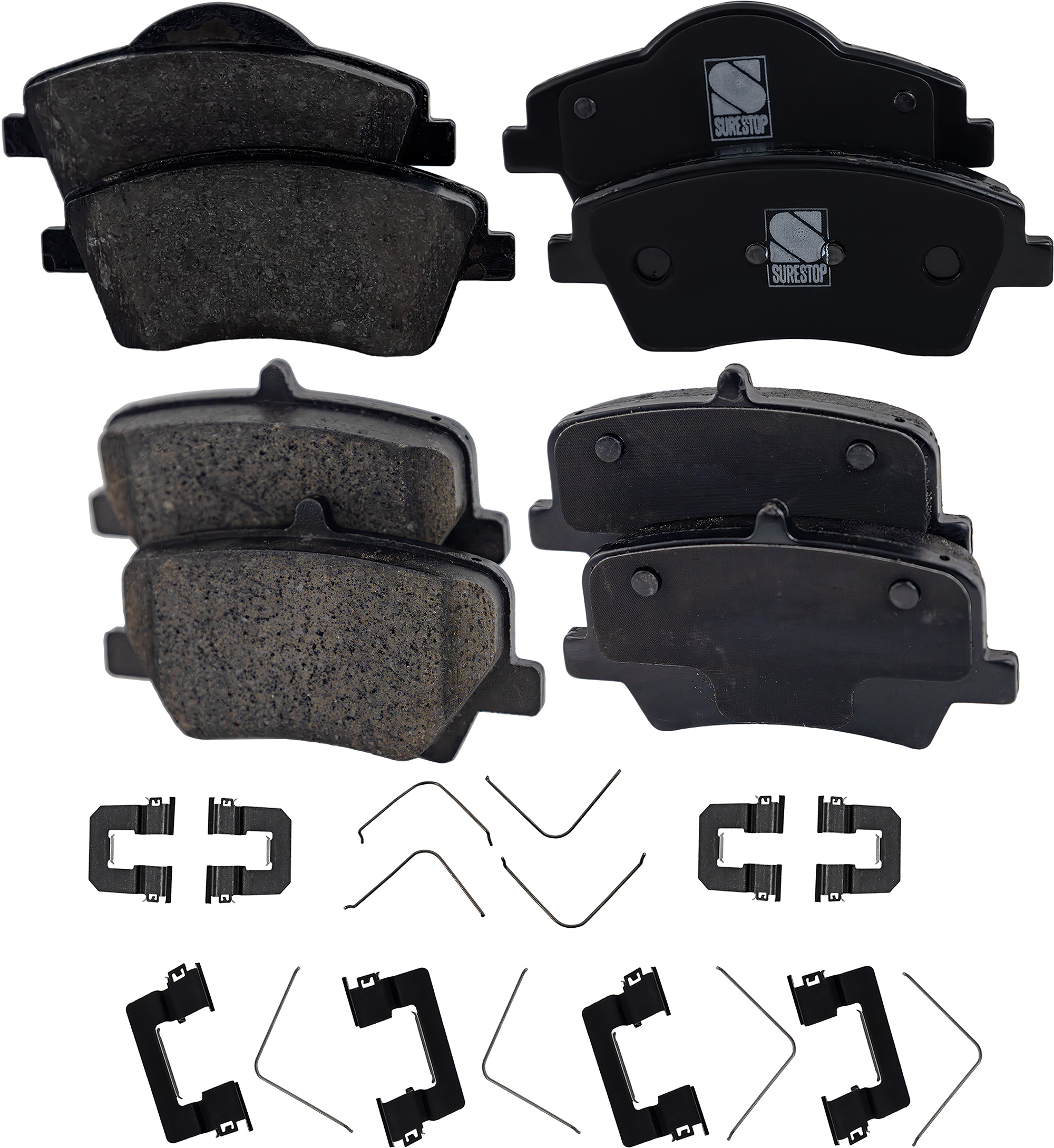 AM XC40-19-22 FRONT AND REAR BRAKE PAD SET 4 Wheel Set SKU SET STPSSCP2270-4 OEM 31471409-314714090-31471410-31