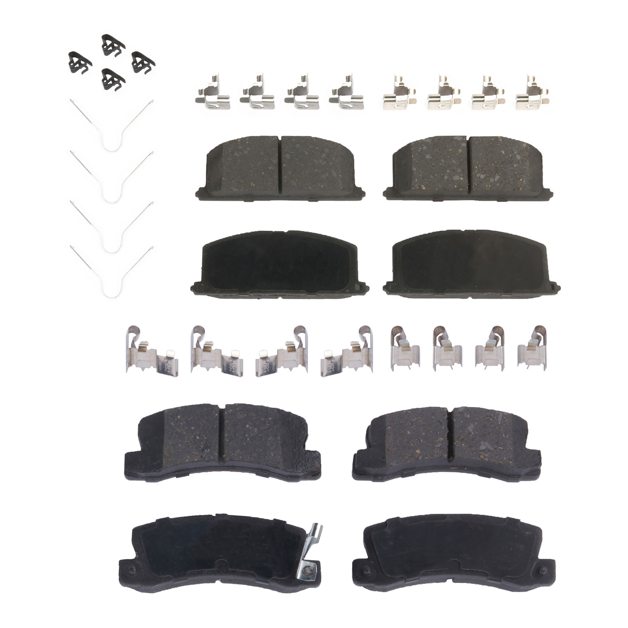 AM CELICA 86-89 FRONT AND REAR BRAKE PAD SET 4 Wheel Set SKU SET STPSSCP242-4 C OEM 0049112281-0446510040-044651