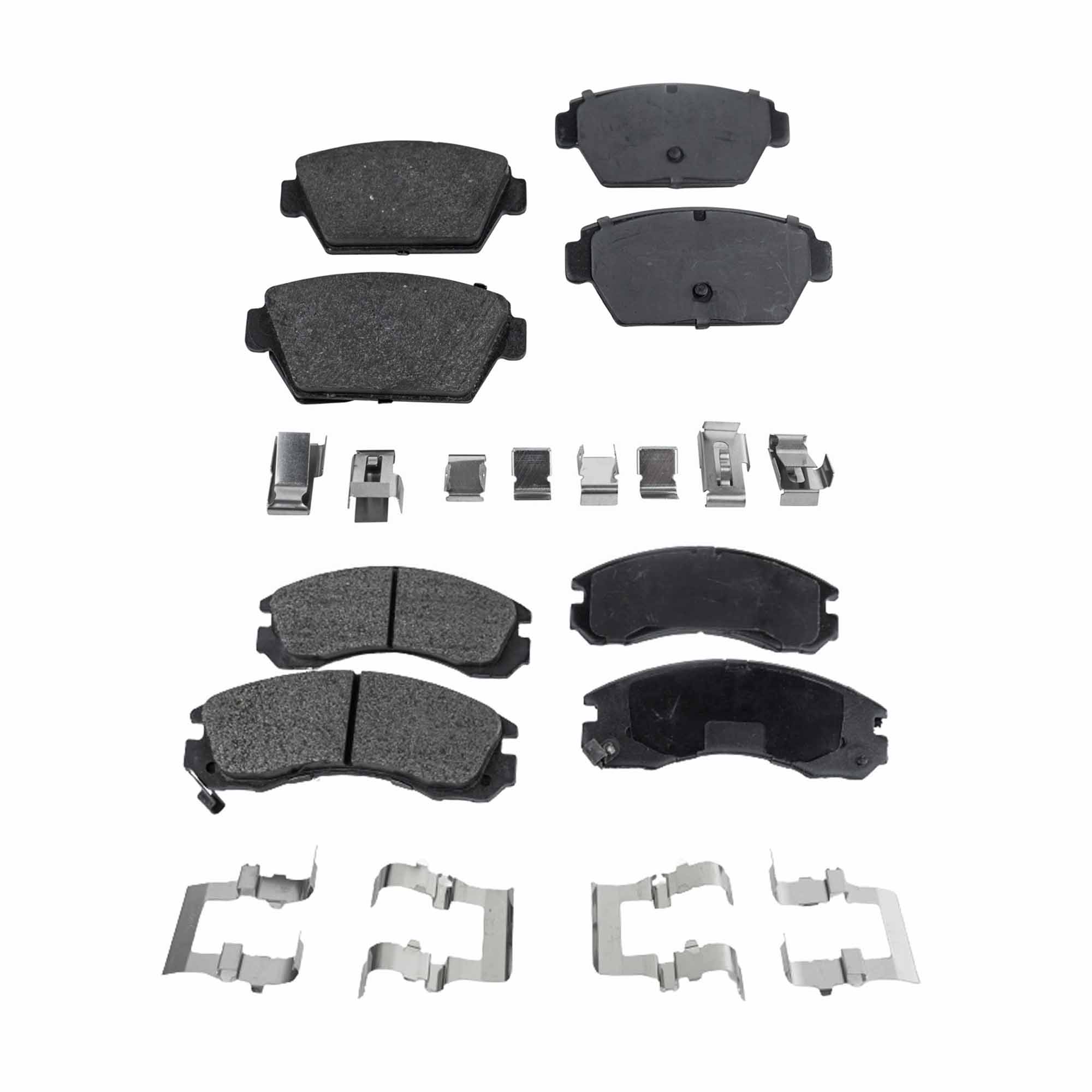 AM GALANT 91-92 ECLIPSE LASER 93-94 FRONT AND REAR BRAKE PAD SET 4 Wheel Set SKU SET STPSSCP530-4 A OEM MB366288 MB377826 MB534995 MB6