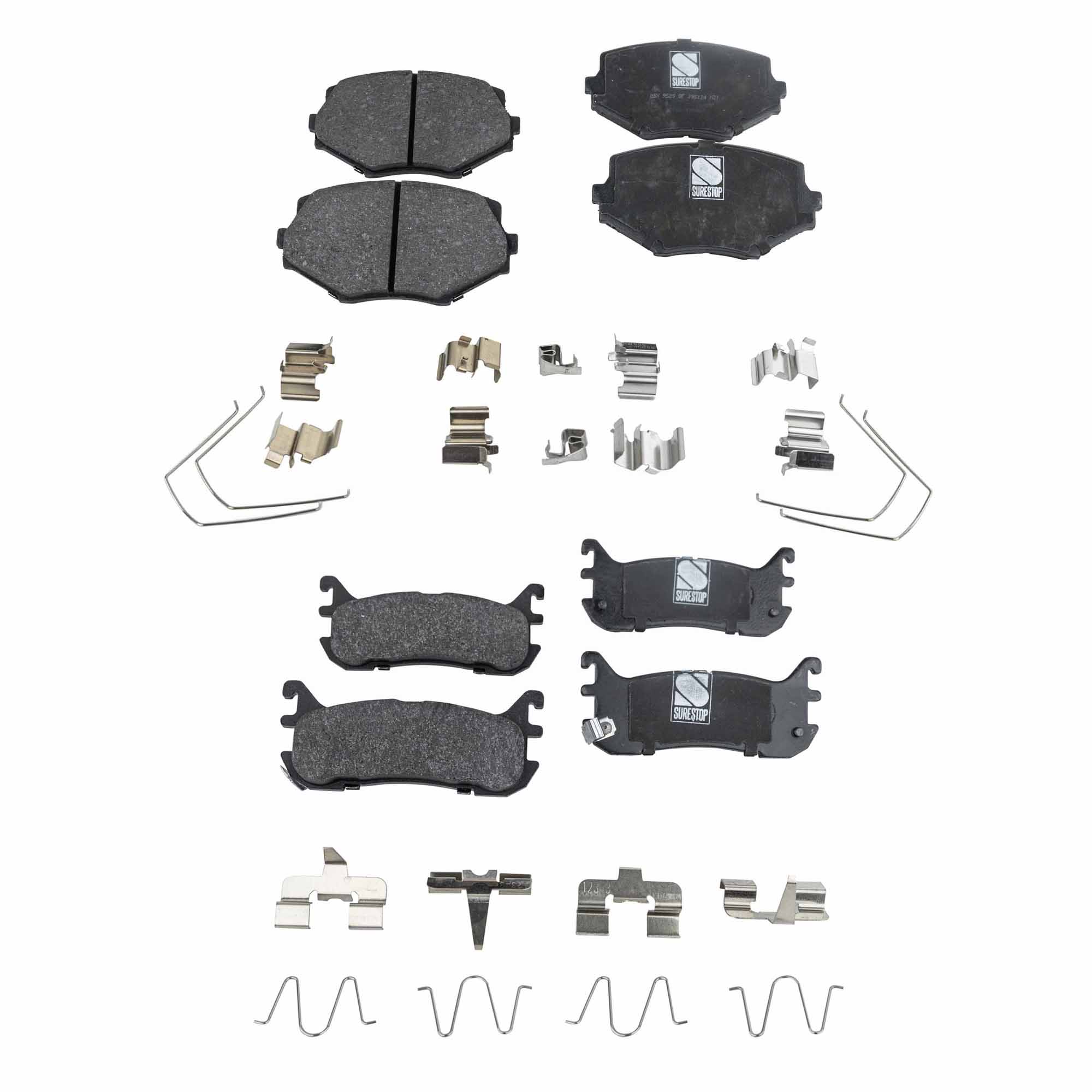 AM MIATA 94-05 FRONT AND REAR BRAKE PAD SET 4 Wheel Set SKU SET STPSSCP635-4 OEM N0Y33323Z NAY53323Z NAY53323ZA