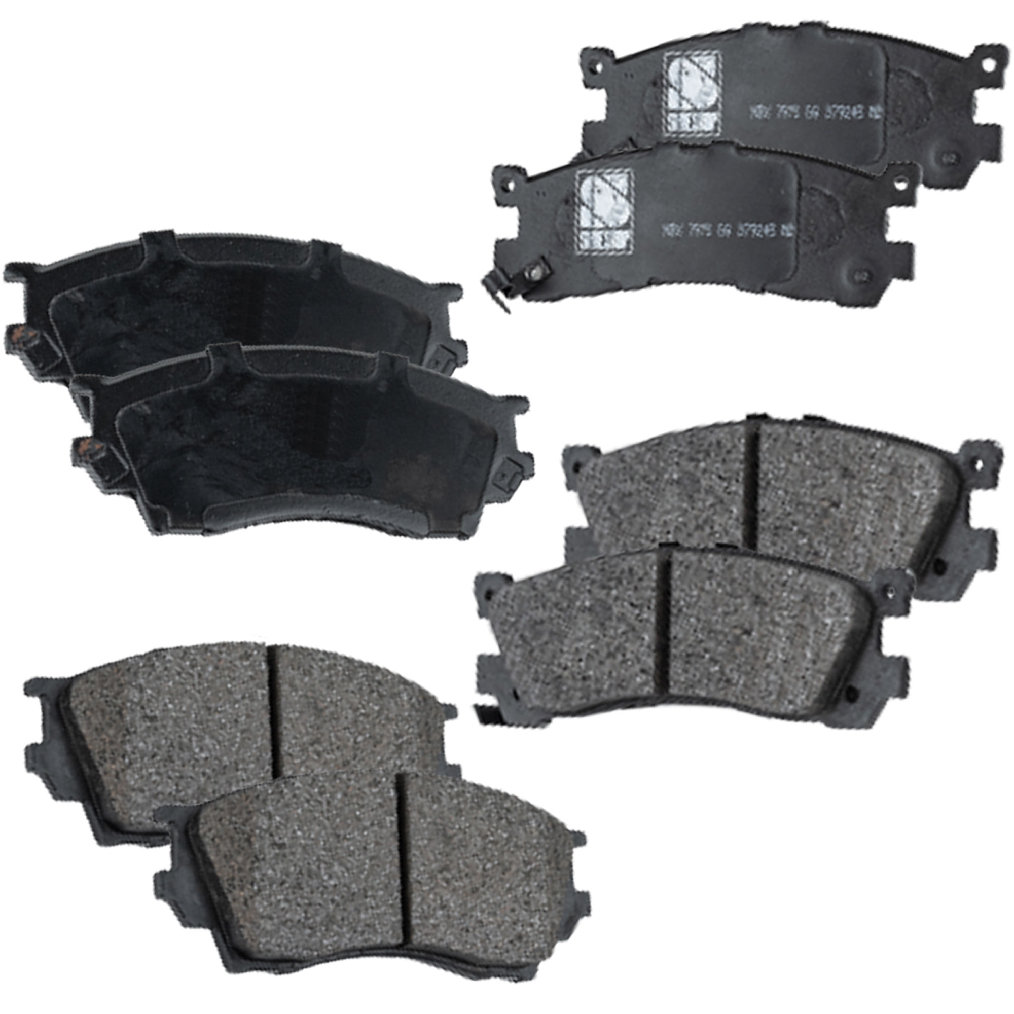 AM MILLENIA 95-02 FRONT AND REAR BRAKE PAD SET 4 Wheel Set SKU SET STPSSCP643-4 A OEM H2662648Z H2662648ZA HF392648Z