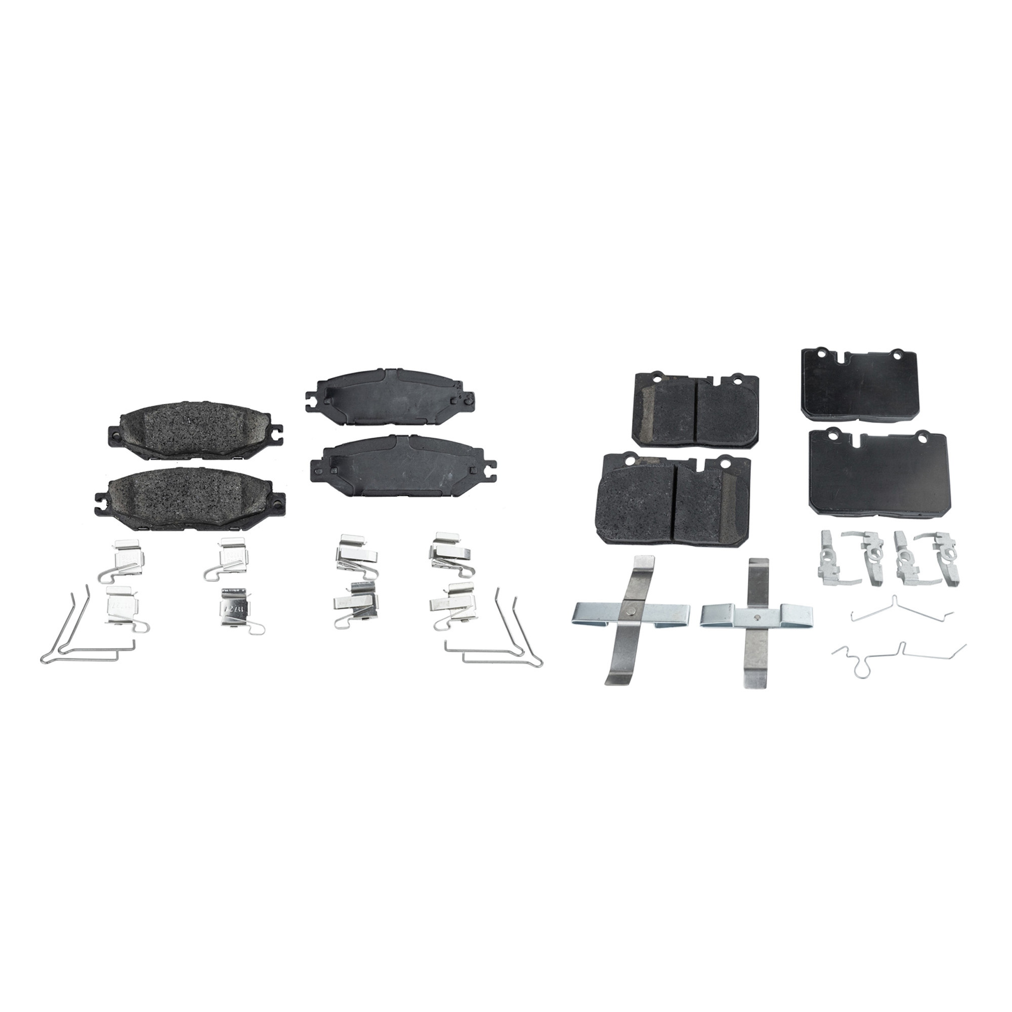 AM LS400-95-00 FRONT AND REAR BRAKE PAD SET 4 Wheel Set SKU SET STPSSCP665-4 OEM 0446550050-0446550070-04491502