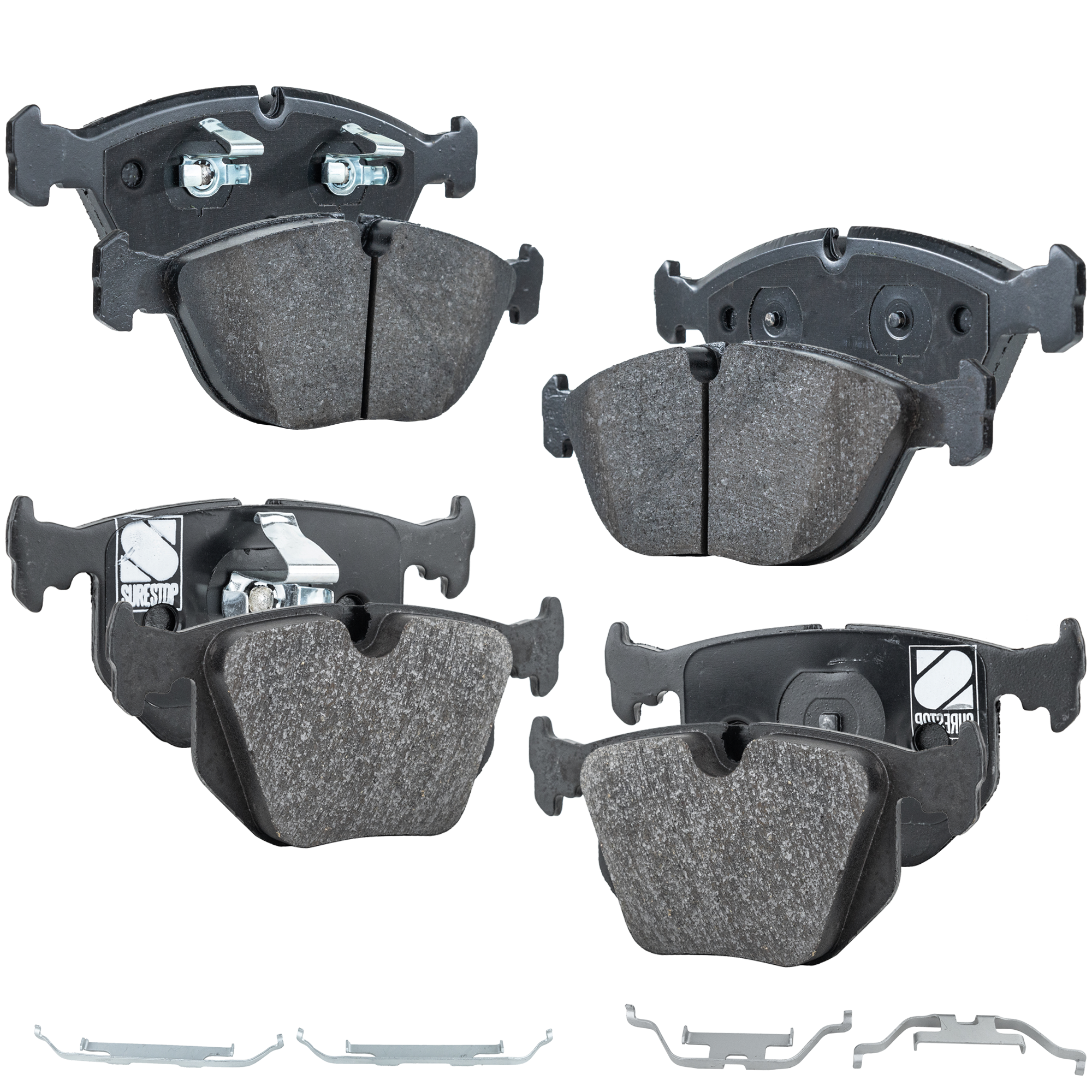 AM 750IL 95-01 Z8-00-03 FRONT AND REAR BRAKE PAD SET 4 Wheel Set SKU SET STPSSCP682-4 B OEM 34-202-120-003-420-200-000-000-000