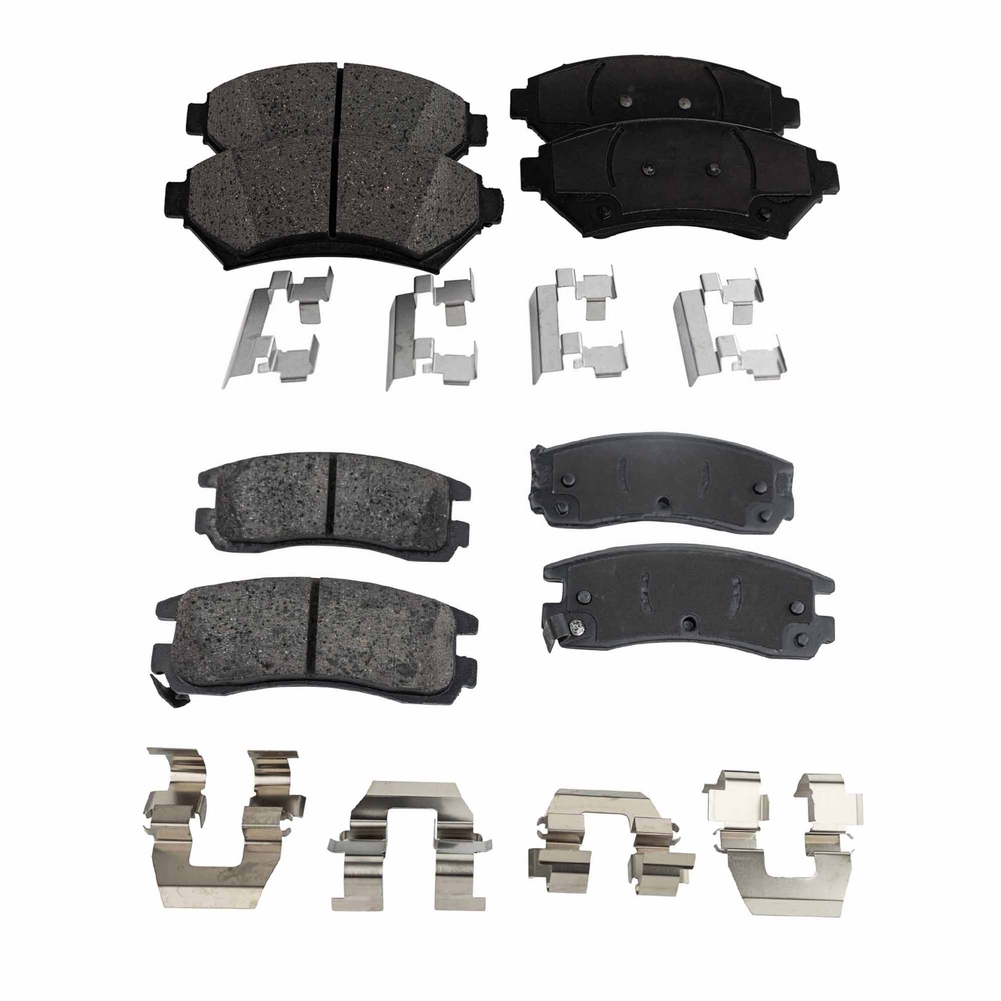 AM IMPALA 00-04 MONTE CARLO 00-00 FRONT AND REAR BRAKE PAD SET 4 Wheel Set SKU SET STPSSCP699-4 A OEM 18024961-18024962-18029757-180