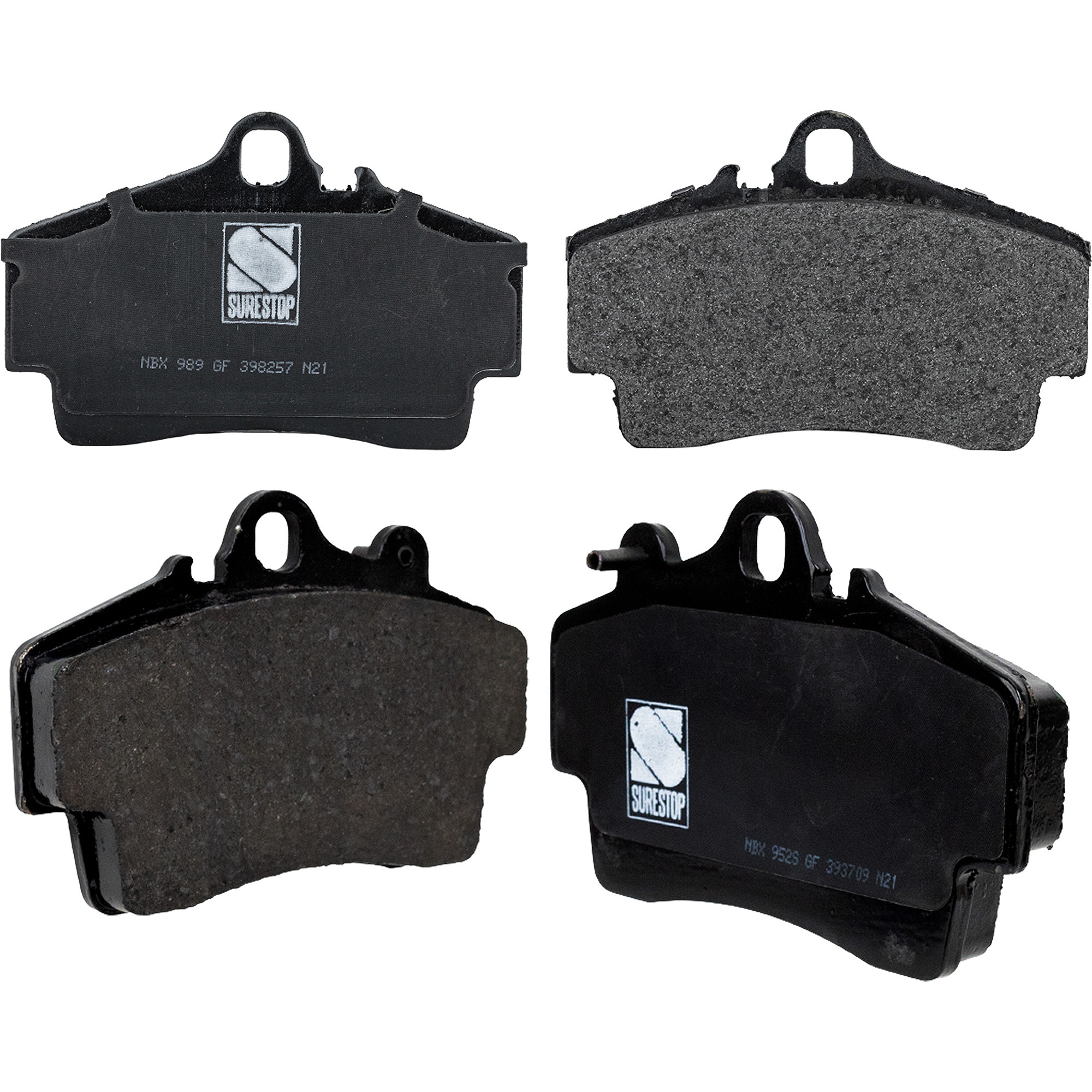 AM BOXSTER 97-04 FRONT AND REAR BRAKE PAD SET 4 Wheel Set SKU SET STPSSCP737-4 B OEM 98635193911-98635193915-987351