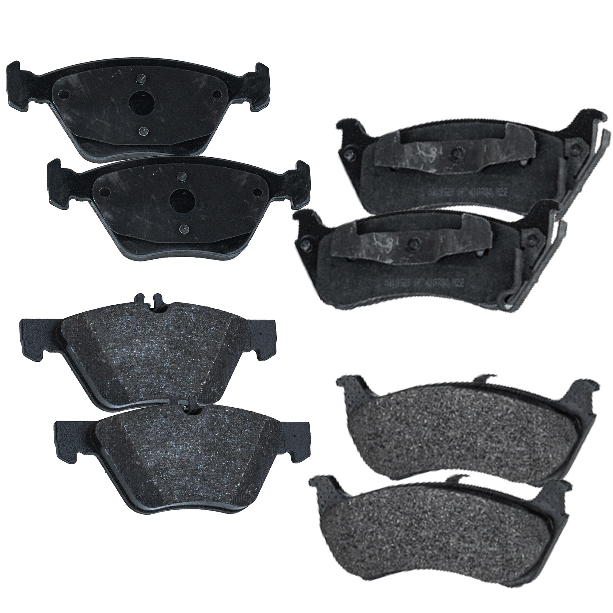 AM ML320-98-03 ML350-03-05 FRONT AND REAR BRAKE PAD SET 4 Wheel Set SKU SET STPSSCP760-4 OEM 1634200520-1634201220-16342012