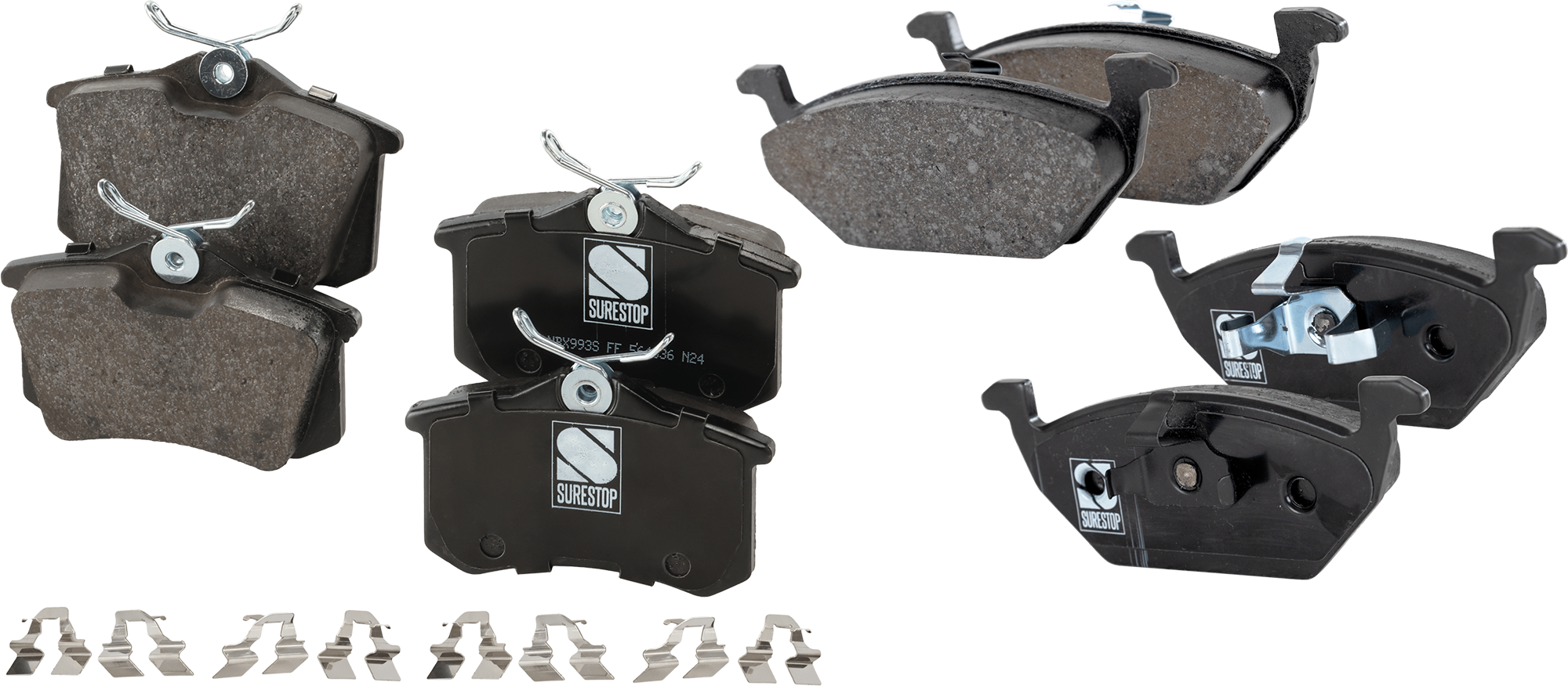 AM BEETLE 00-10 JETTA 00-05FRONT AND REAR BRAKE PAD SET 4 Wheel Set SKU SET STPSSCP768A 4 A OEM 1E0698451-1E0698451B 1E0698451