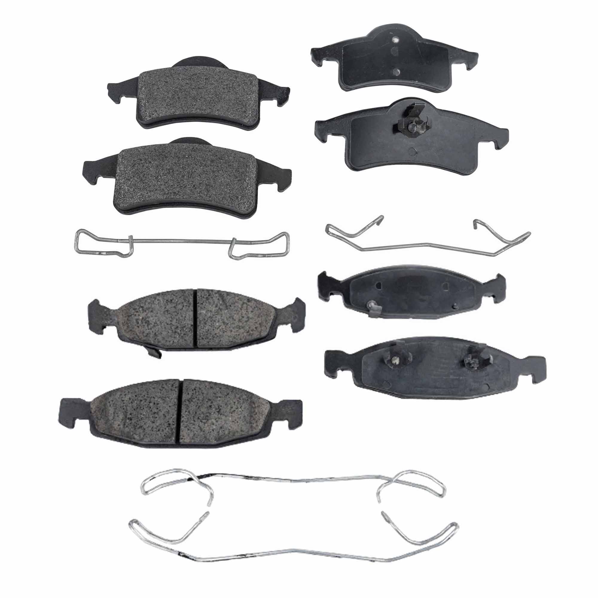 AM GRAND CHEROKEE 99-02 FRONT AND REAR BRAKE PAD SET 4 Wheel Set SKU SET STPSSCP790-4 OEM 5011969AA 5018592AA 5011970AA