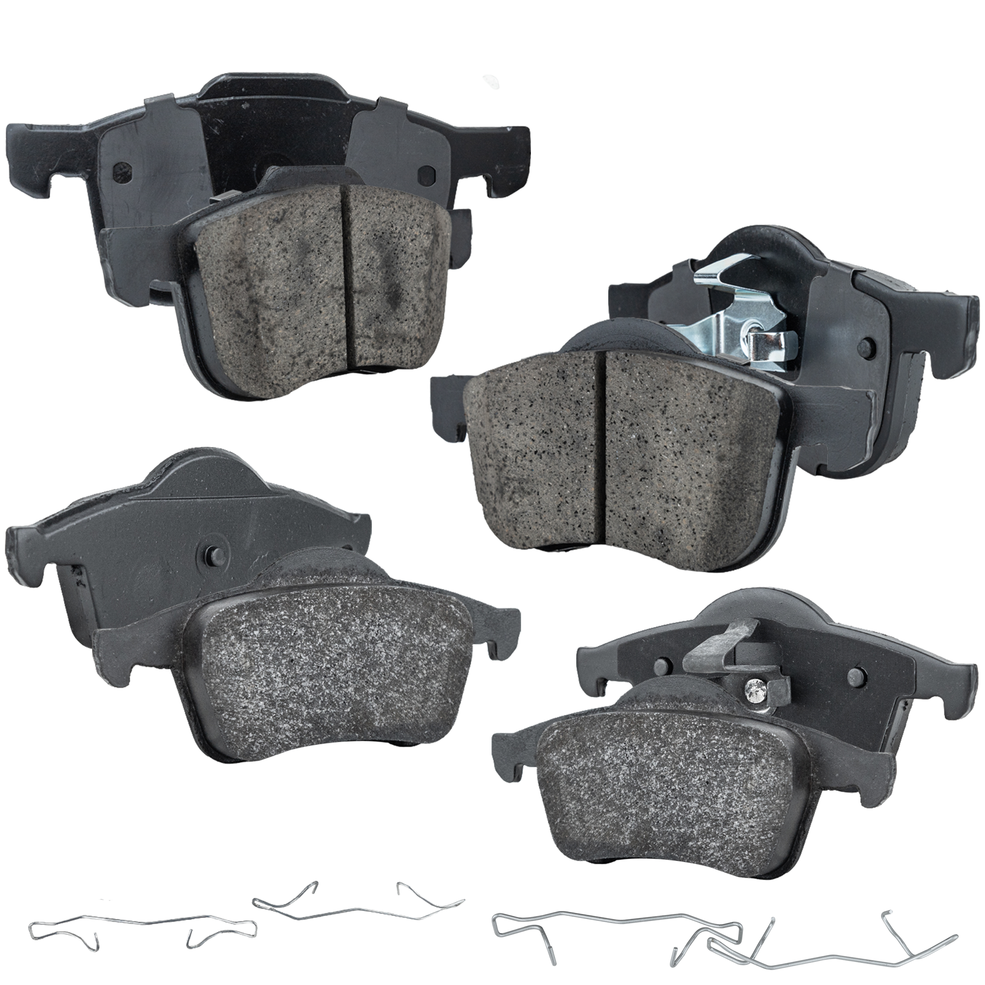 AM S60-04-09 FRONT AND REAR BRAKE PAD SET 4 Wheel Set SKU SET STPSSCP794-4 OEM 2724010-2743350-312625030-8623