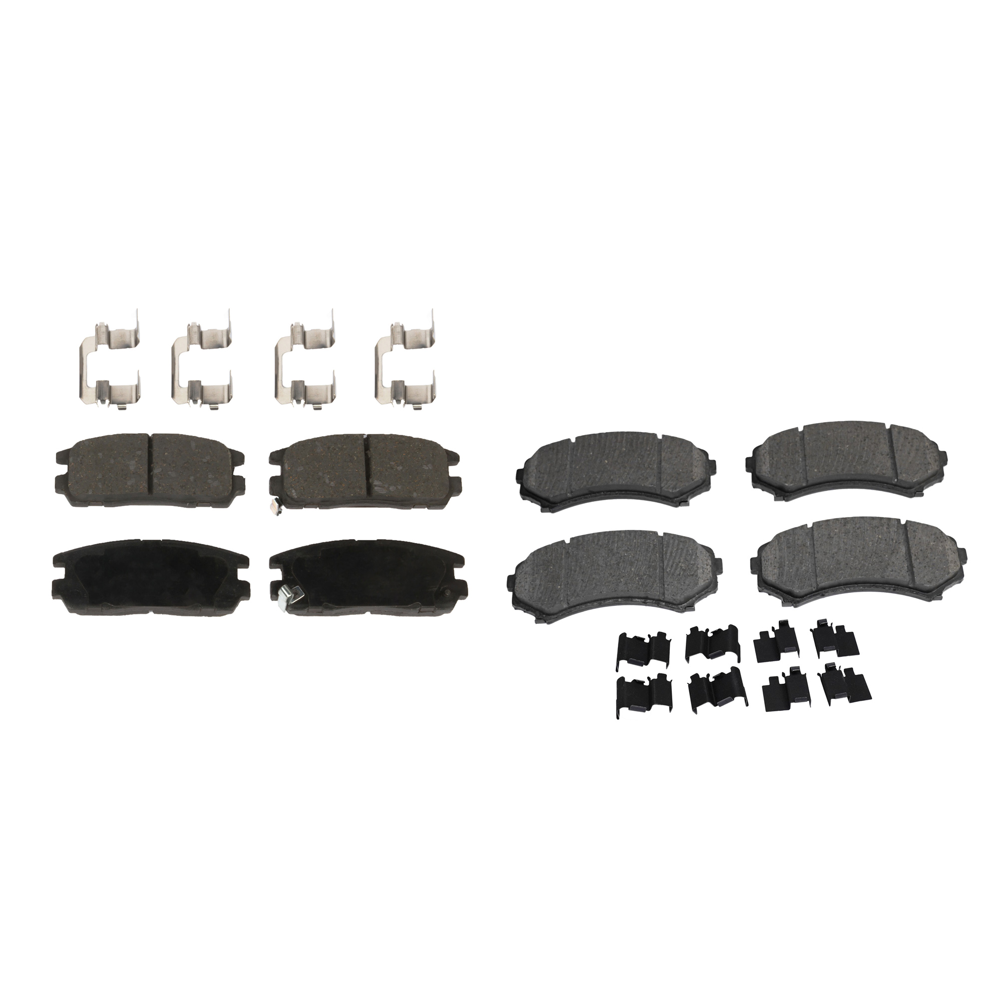 AM AXIOM 02-04 PASSPORT 02-02 FRONT AND REAR BRAKE PAD SET 4 Wheel Set SKU SET STPSSCP867-4 A OEM 8972872630 MN116446 MR510539-8
