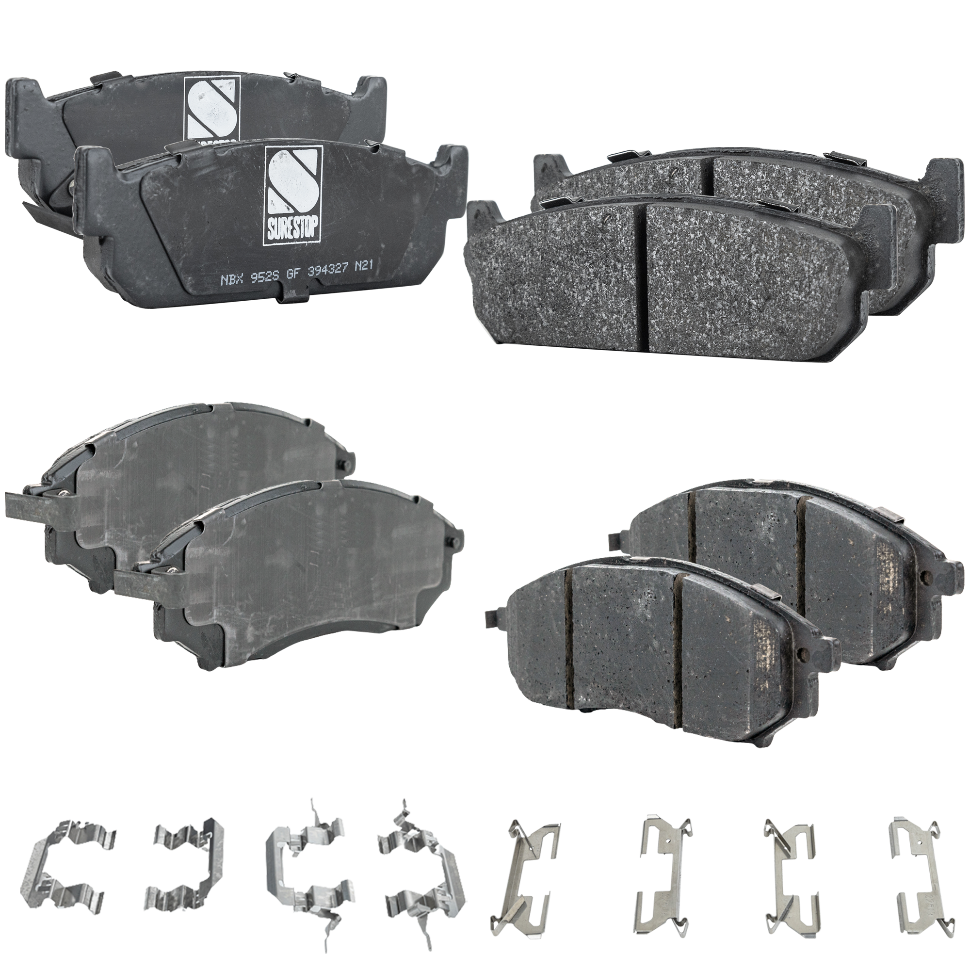 AM M45-03-04 Q45-02-06 FRONT AND REAR BRAKE PAD SET 4 Wheel Set SKU SET STPSSCP888-4 C OEM 41060AR090-41060AT30J 41060EG0