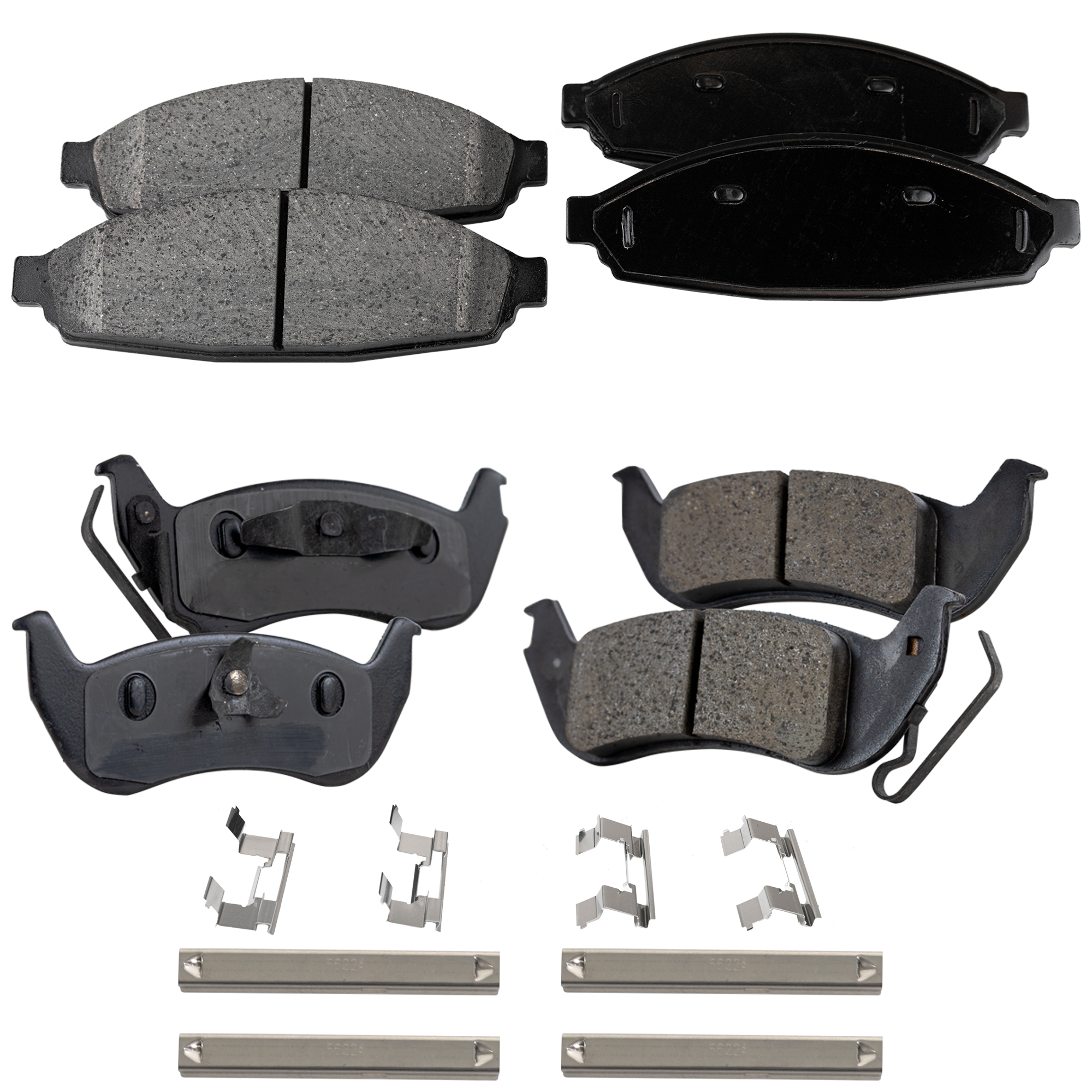 AM CROWN VICTORIA GRAND MARQUIS 03-11 FRONT AND REAR BRAKE PAD SET 4 Wheel Set SKU SET STPSSCP931-4 OEM 3W1Z2001AA 3W1Z2001BA 3W1Z2001