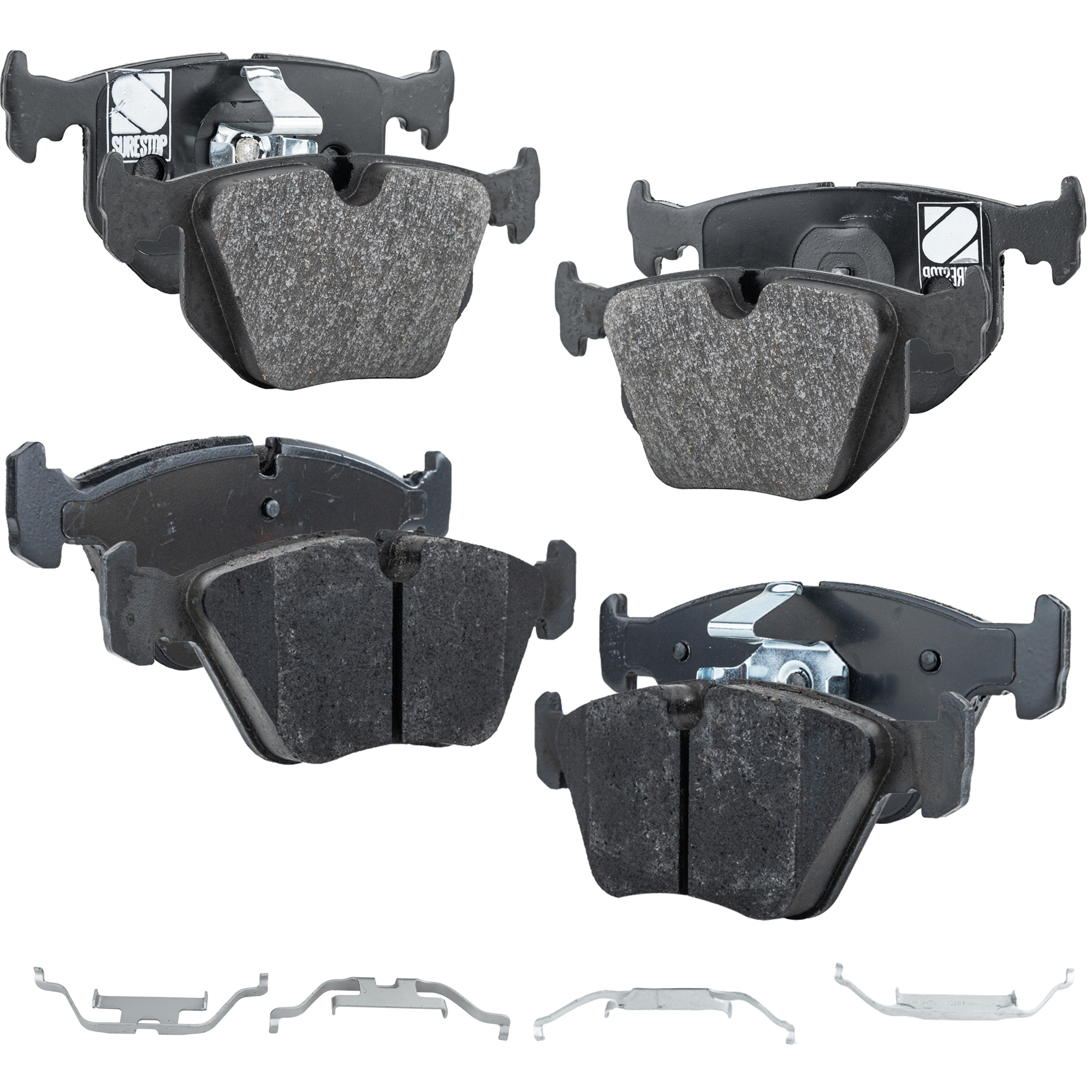 AM M3-05-06 Z4-06-08 FRONT AND REAR BRAKE PAD SET 4 Wheel Set SKU SET STPSSCP946-4 A OEM 34112157573-34112282416-341134