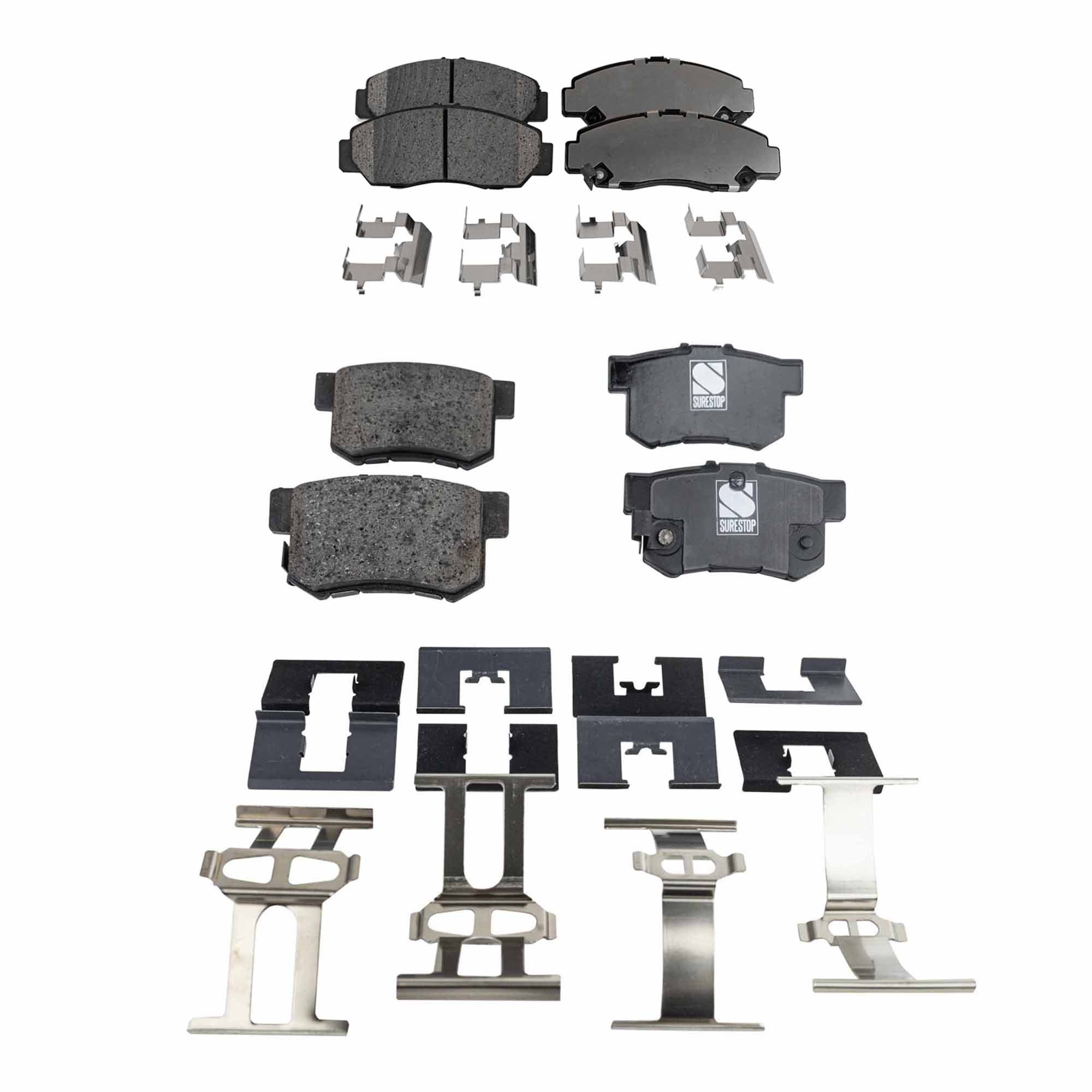 AM ACCORD 03-07 FRONT AND REAR BRAKE PAD SET 4 Wheel Set SKU SET STPSSCP959-4 OEM 45022SDBA00-45022SDBA10-45022S