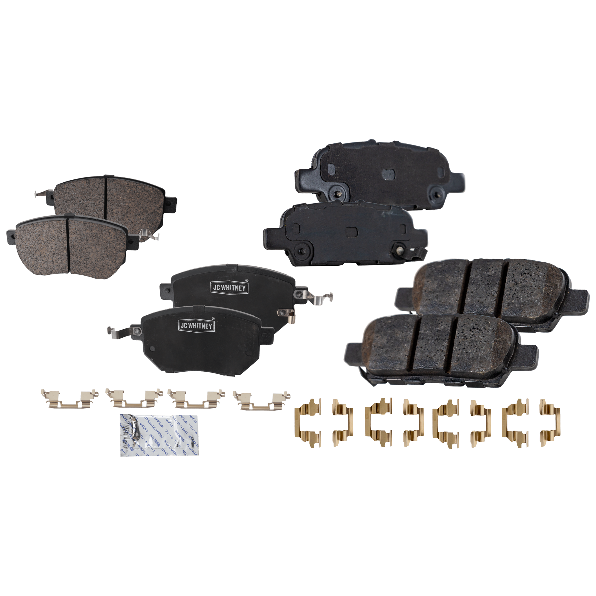 AM MURANO 09-11 FRONT AND REAR BRAKE PAD SET 4 Wheel Set SKU SET STPSSCP969-4 C OEM 41060CA090-41060CA092-41060CA0