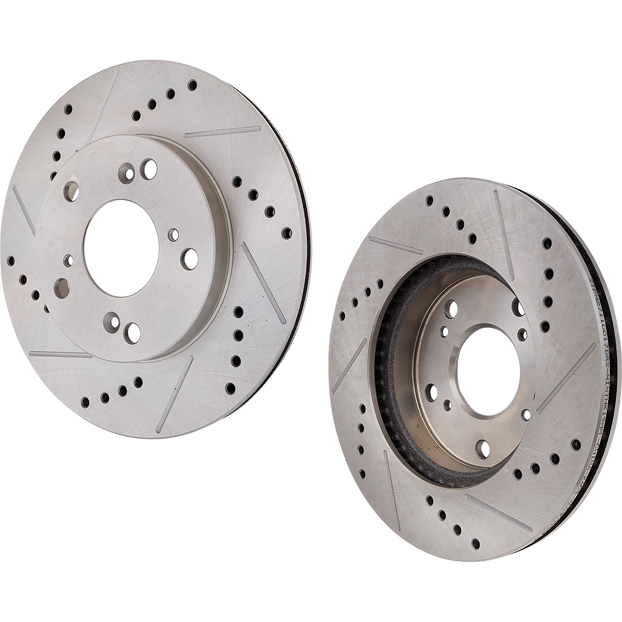 AM CAMRY 92-01 SOLARA 99-03 REAR BRAKE DISC RH AND LH Drilled and Slotted SKU SET STPT27110012DRS2 OEM 367-19792-25161-31075-63510-86
