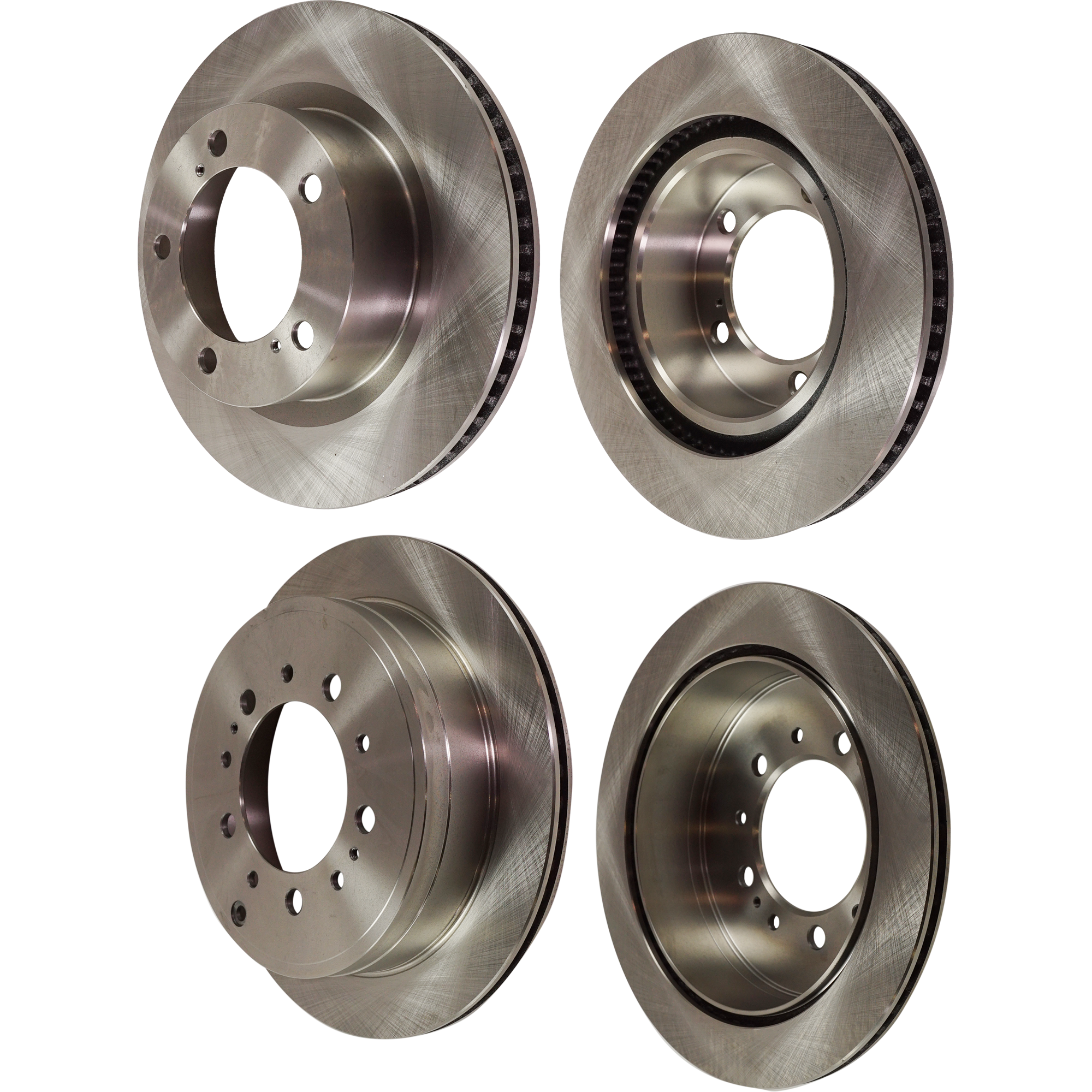 AM LAND CRUISER 08-20 LX570-08-16 FRONT AND REAR BRAKE DISC 4 Wheel Set SKU SET STPT27110028-4 OEM 4351260180-424310C010-424310C0