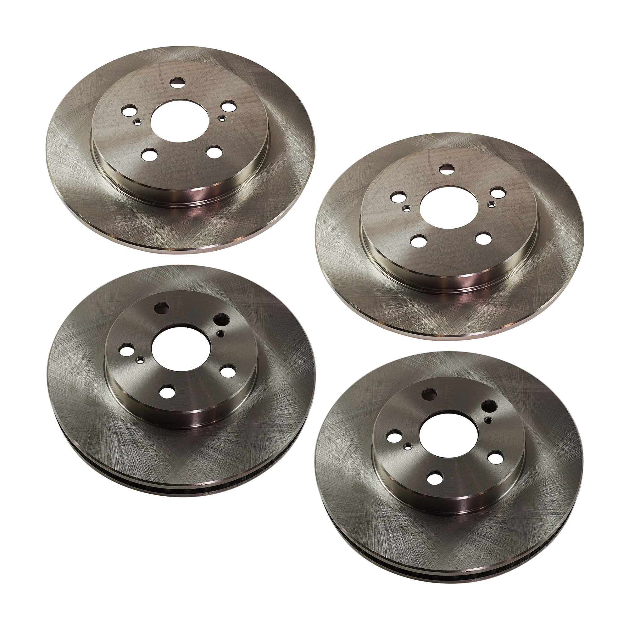 AM CT200H 11-16 PRIUS 10-15 FRONT AND REAR BRAKE DISC 4 Wheel Set SKU SET STPT27110041-4 A OEM 31541-44662-0833436-850165-600