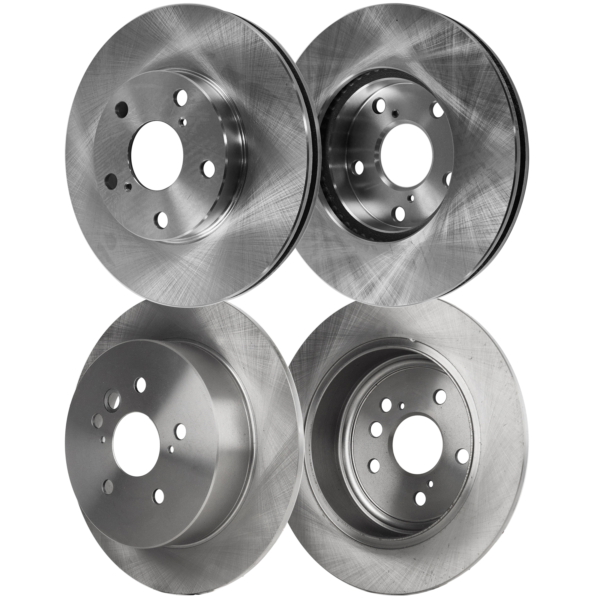 AM RAV4-04-05 FRONT AND REAR BRAKE DISC 4 Wheel Set SKU SET STPT27110043-4 OEM 4-351-242-030-424-310-000-000-000-000