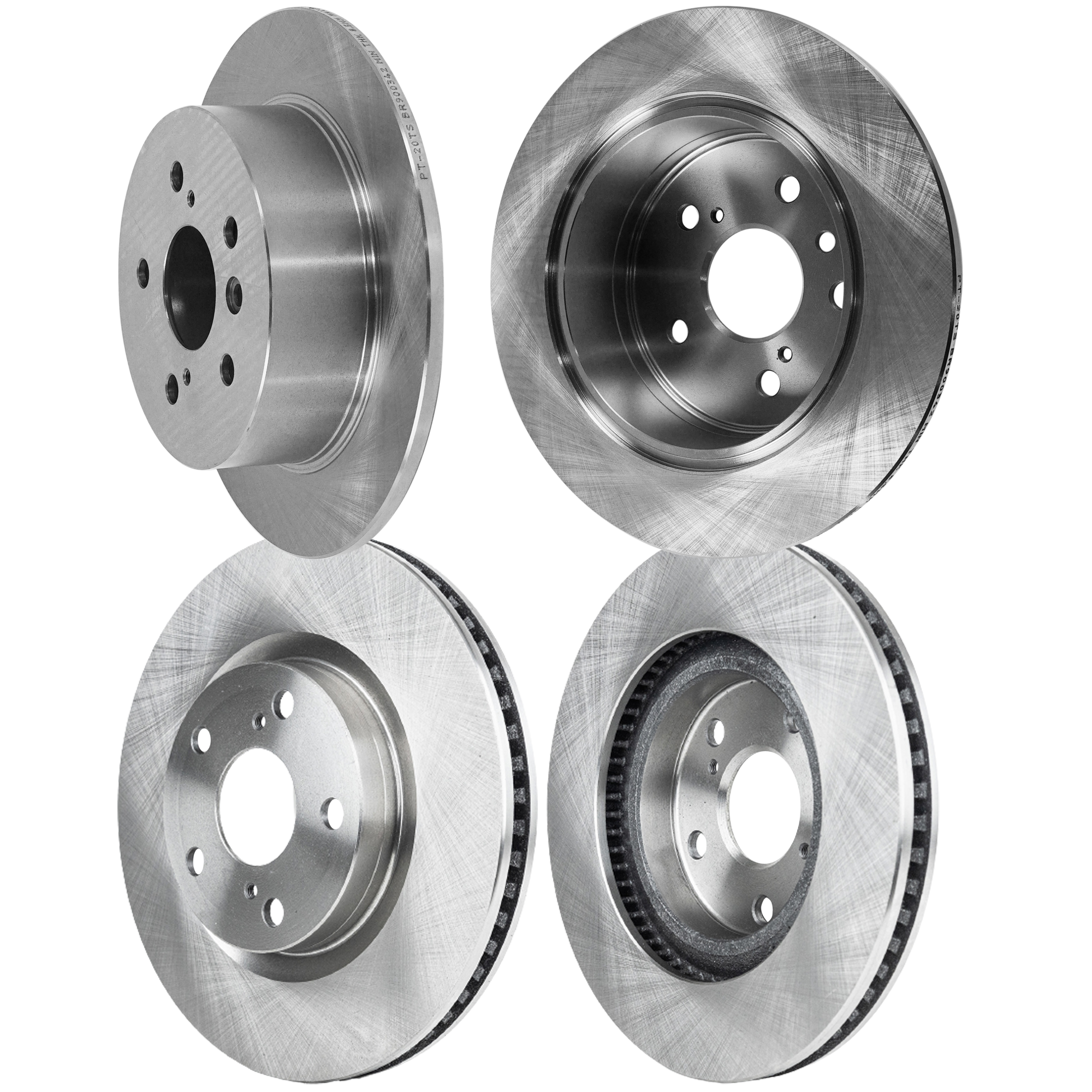 AM AVALON 08-12 CAMRY 07-11 FRONT AND REAR BRAKE DISC 4 Wheel Set SKU SET STPT27110045-4 A OEM 4243106110-4243106160-42431331