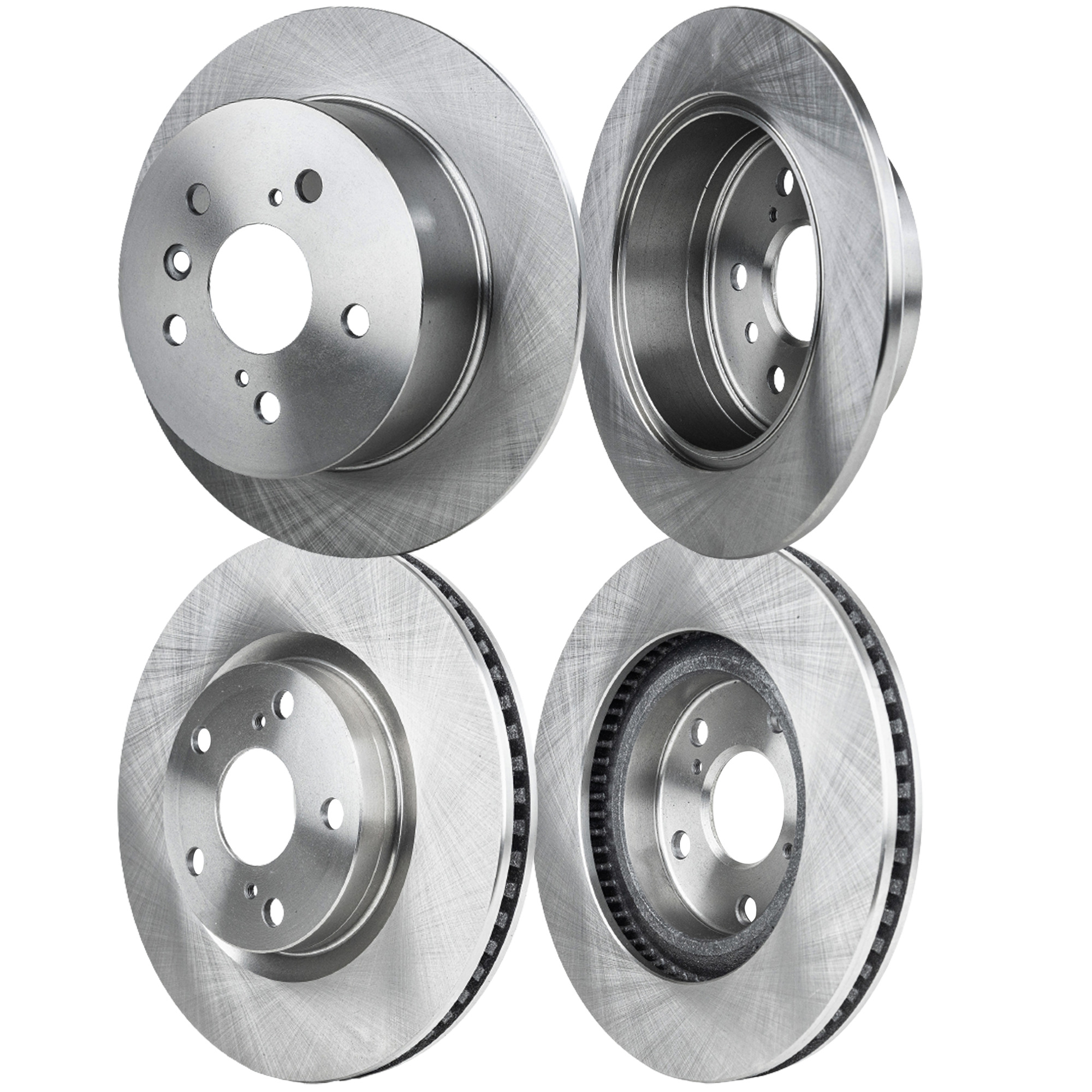 AM AVALON 13-18 CAMRY 12-17 FRONT AND REAR BRAKE DISC 4 Wheel Set SKU SET STPT27110045-4 D OEM 4351242050-4351202250-19184294