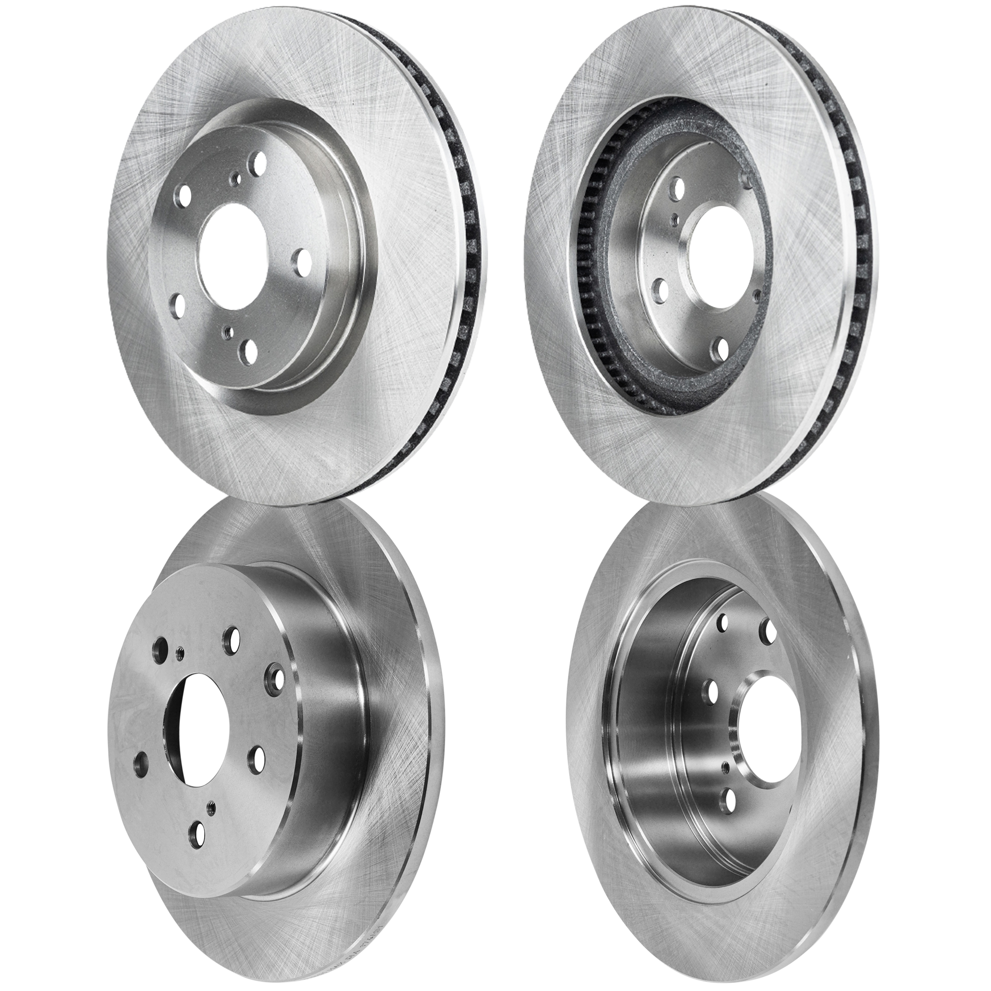 AM RAV4-06-18 FRONT AND REAR BRAKE DISC 4 Wheel Set SKU SET STPT27110045-4 F OEM 4351242050-4351202250-19184294