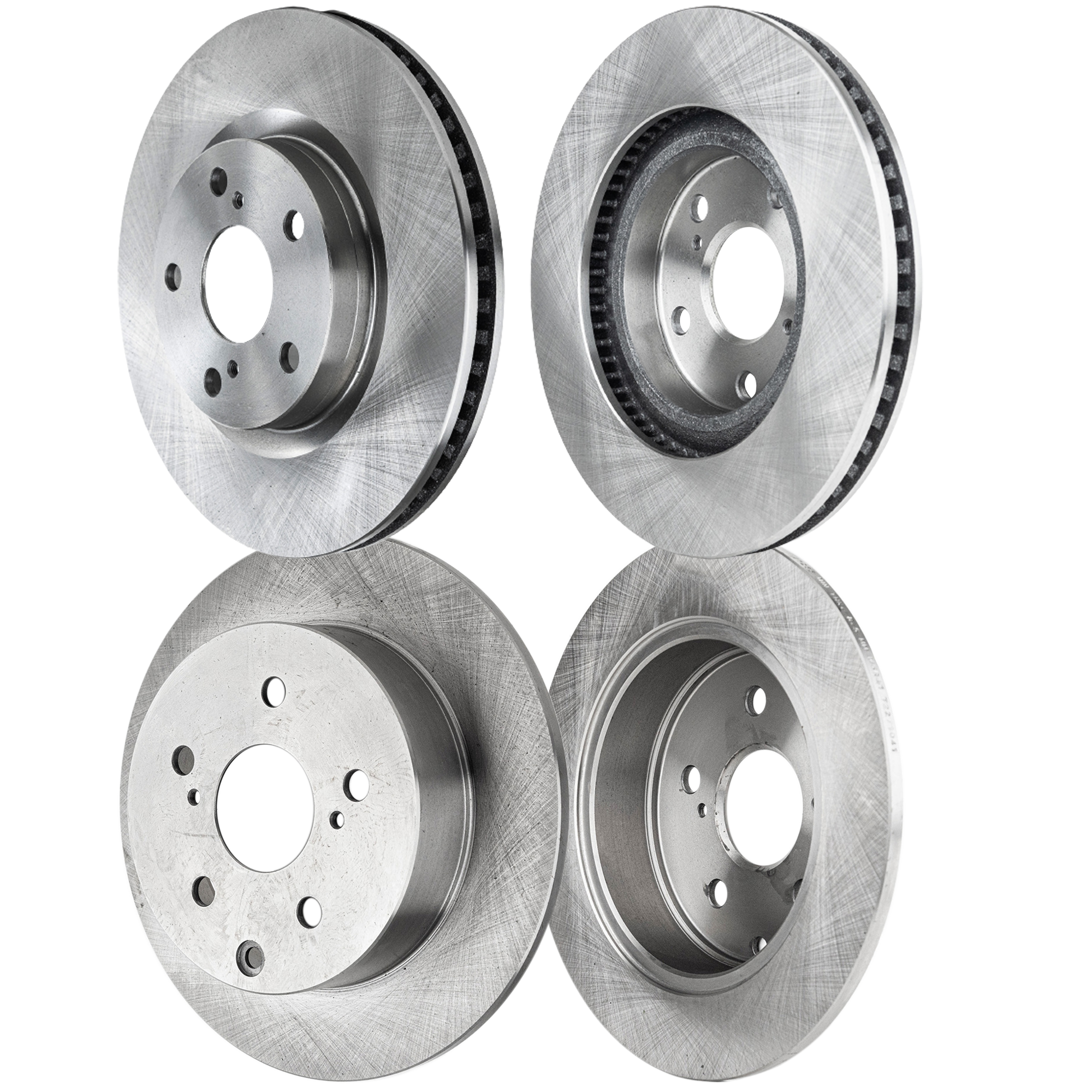 AM MATRIX 09-13 VIBE 09-10 FRONT AND REAR BRAKE DISC 4 Wheel Set SKU SET STPT27110045-4 G OEM 4243102220-19184276-4351242050