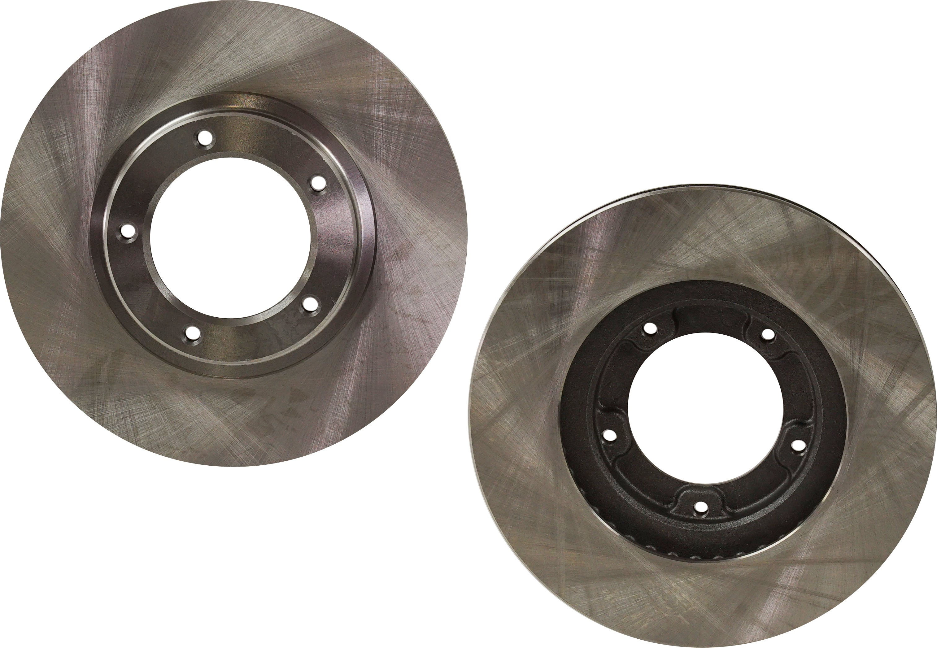 AM TACOMA 95-04 FRONT BRAKE DISC RH AND LH Plain Surface Vented 5 Lugs 2 Wheel Set SKU SET STPT27110054-2 OEM 4351235300-4351204010-43512352