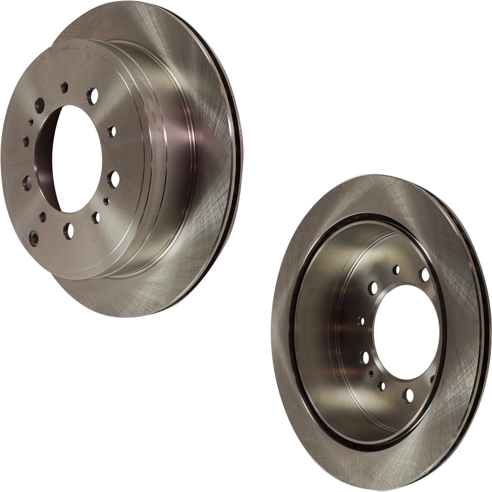 AM TUNDRA 07-21 SEQUOIA 08-22 REAR BRAKE DISC RH AND LH 2 Wheel Set SKU SET STPT27110065-2 OEM 424310C010-424310C011