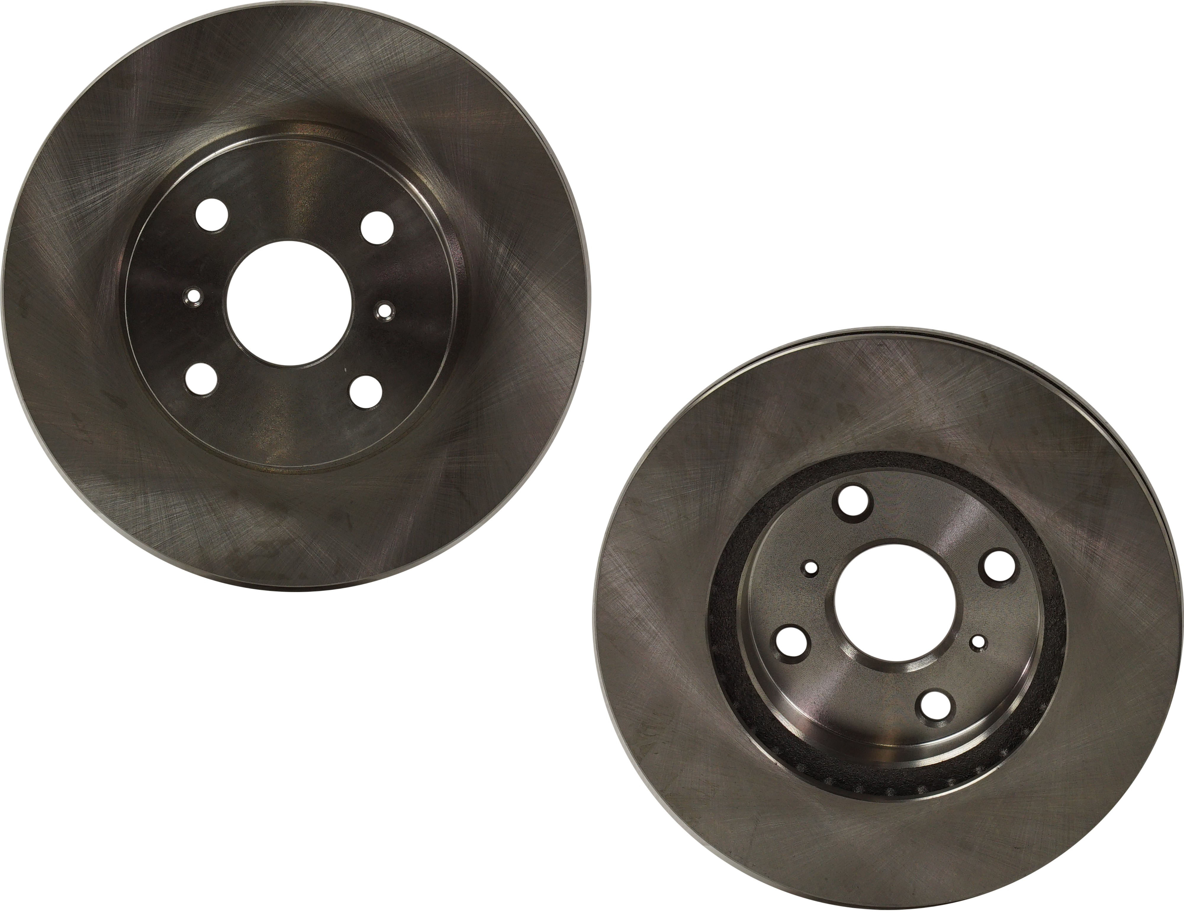 AM PRIUS C 12-19 YARIS 06-18 FRONT BRAKE DISC RH AND LH 2 Wheel Set SKU SET STPT27110069-2 OEM 4351252120-3501011G08-435120D1