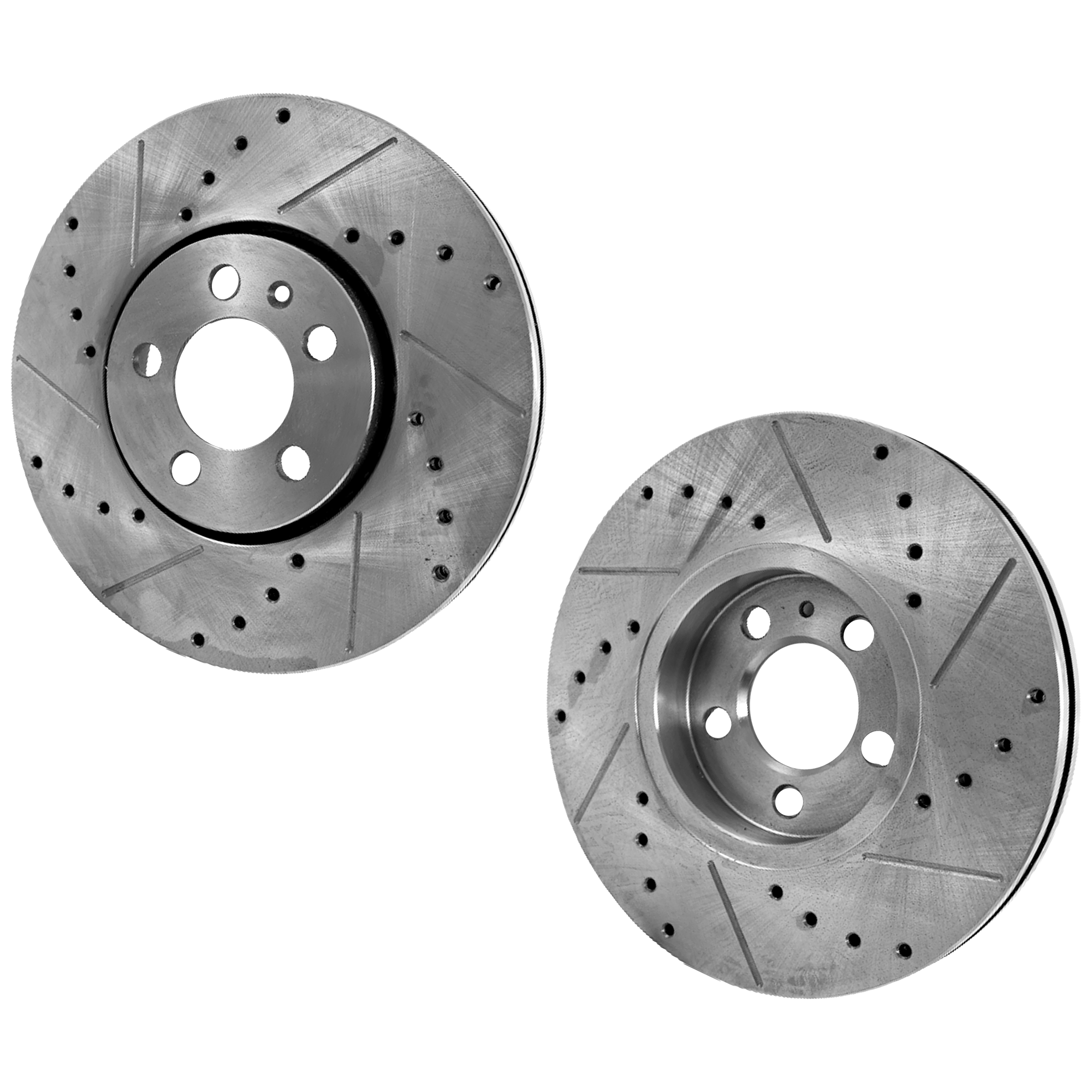 AM BEETLE 99-10 FRONT BRAKE DISC RH AND LH 2 Wheel Set Drilled and Slotted SKU SET STPV27110011DRS2 OEM 19911-19996-34168-96806-117201