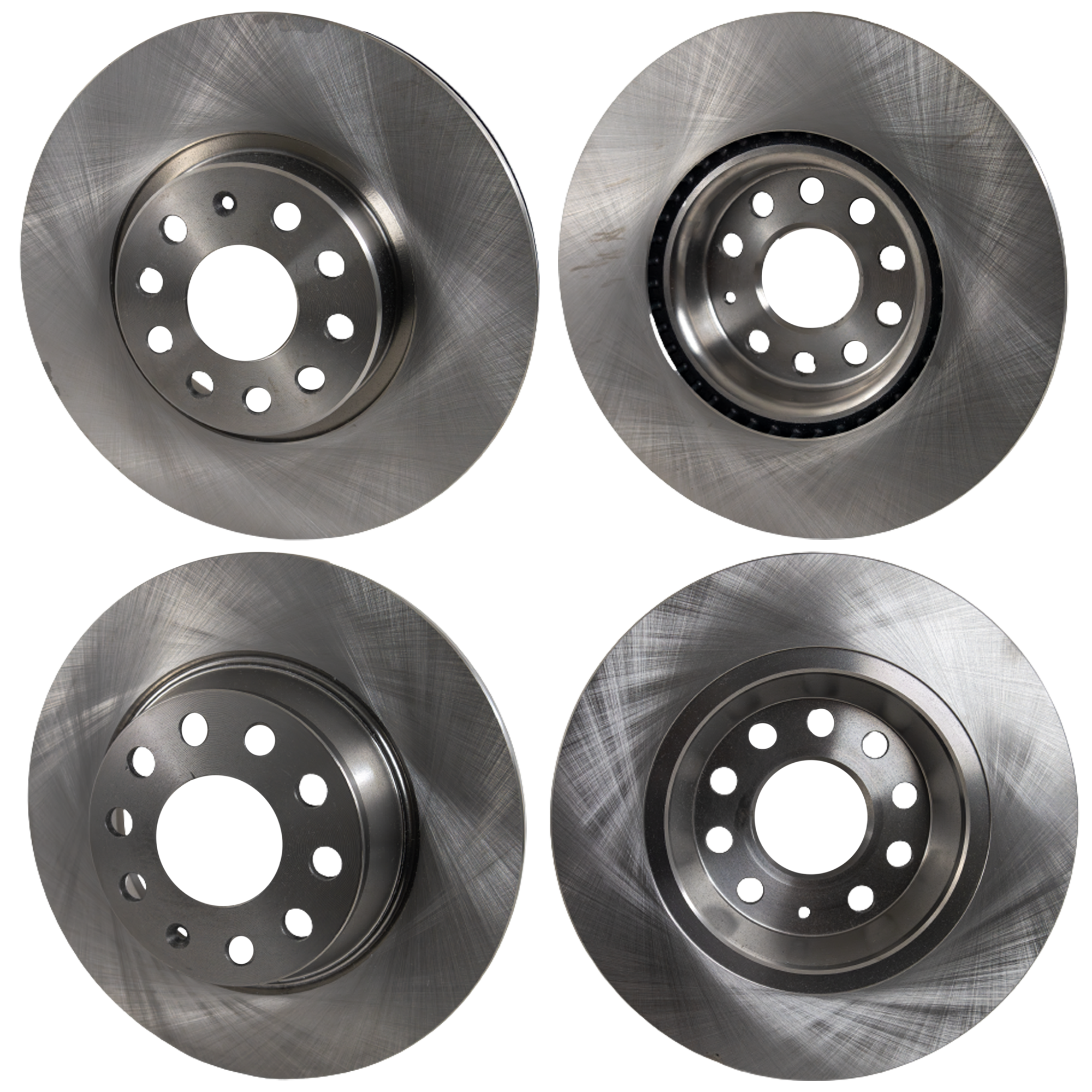 AM EOS 07-09 A3 A3 QUATTRO 08-13 TIGUAN 11-17 FRONT AND REAR BRAKE DISC 4 Wheel Set SKU SET STPV27110014-4 A OEM 1K0615301AA 34426-45499-850214