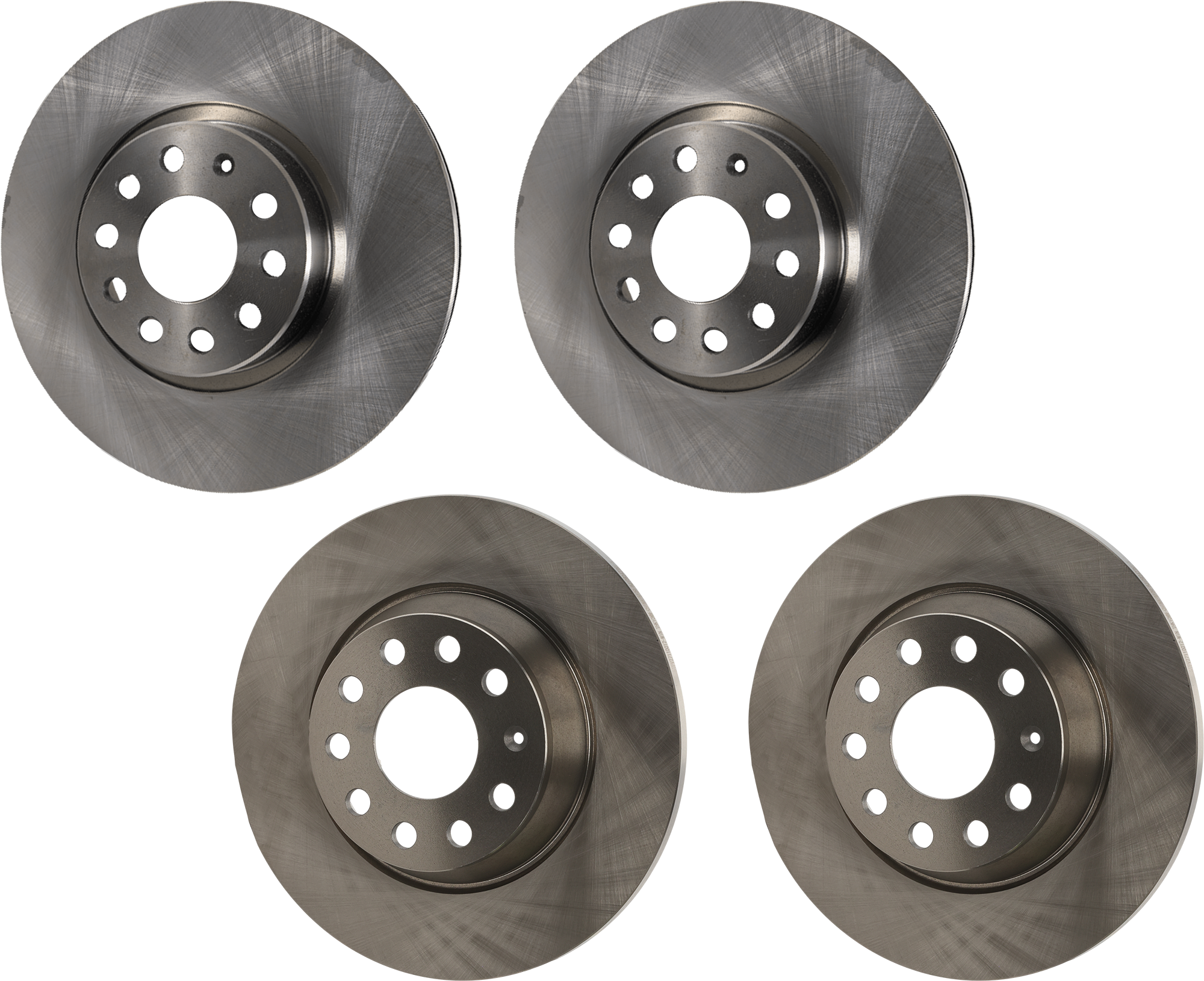 AM JETTA 05-10 FRONT AND REAR BRAKE DISC 4 Wheel Set SKU SET STPV27110014-4 C OEM 3CD615601-1K0615301AA