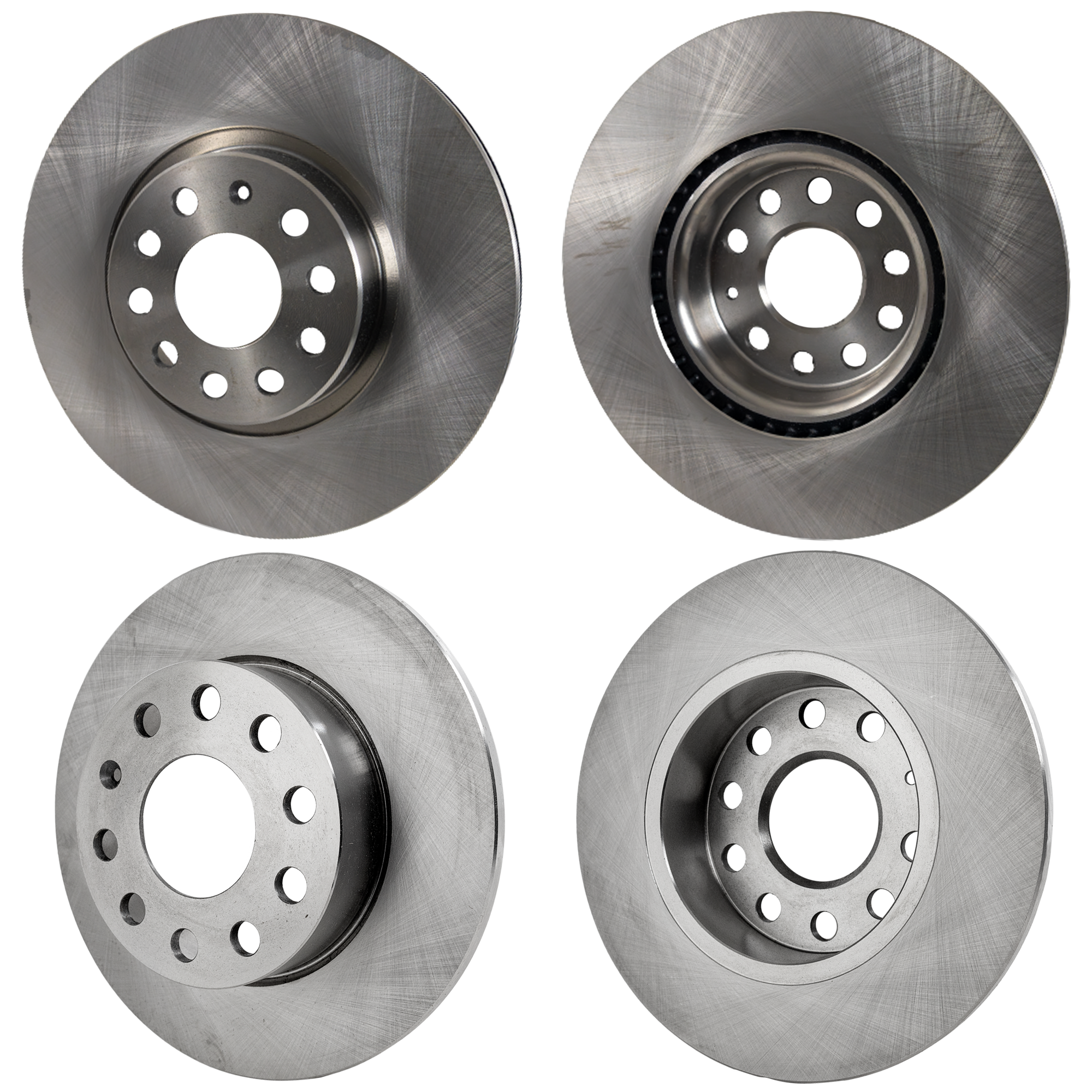 AM A3 JETTA 08-09 FRONT AND REAR BRAKE DISC 4 Wheel Set SKU SET STPV27110014-4 D OEM 1K0615601L 1K0615301AA
