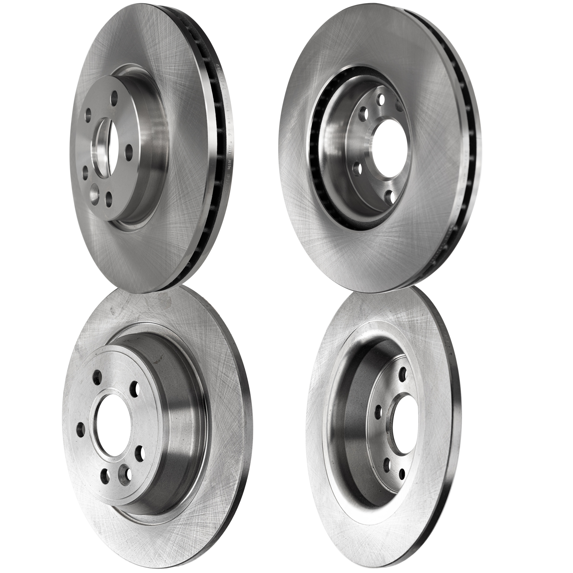 AM RANGE ROVER EVOQUE 12-15 FRONT AND REAR BRAKE DISC 4 Wheel Set SKU SET STPV27110025-4 A OEM 1379965-1420600-6G912C375CD 30