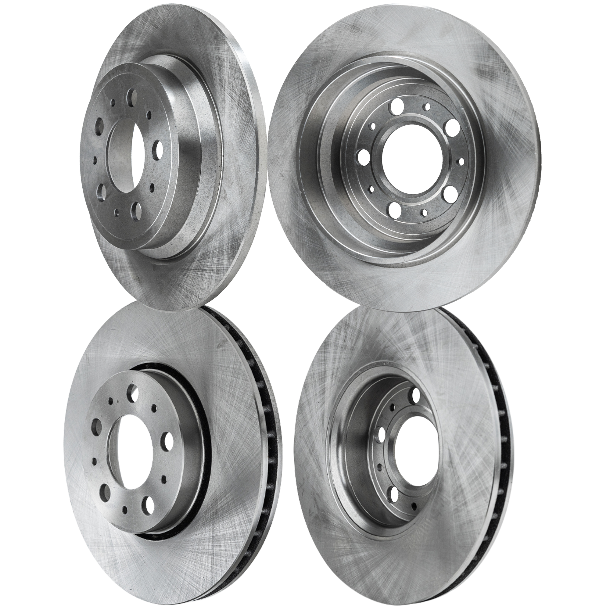 AM S60-01-09 S80-99-06 FRONT AND REAR BRAKE DISC 4 Wheel Set SKU SET STPV27110027-4 OEM 2724032-9434167