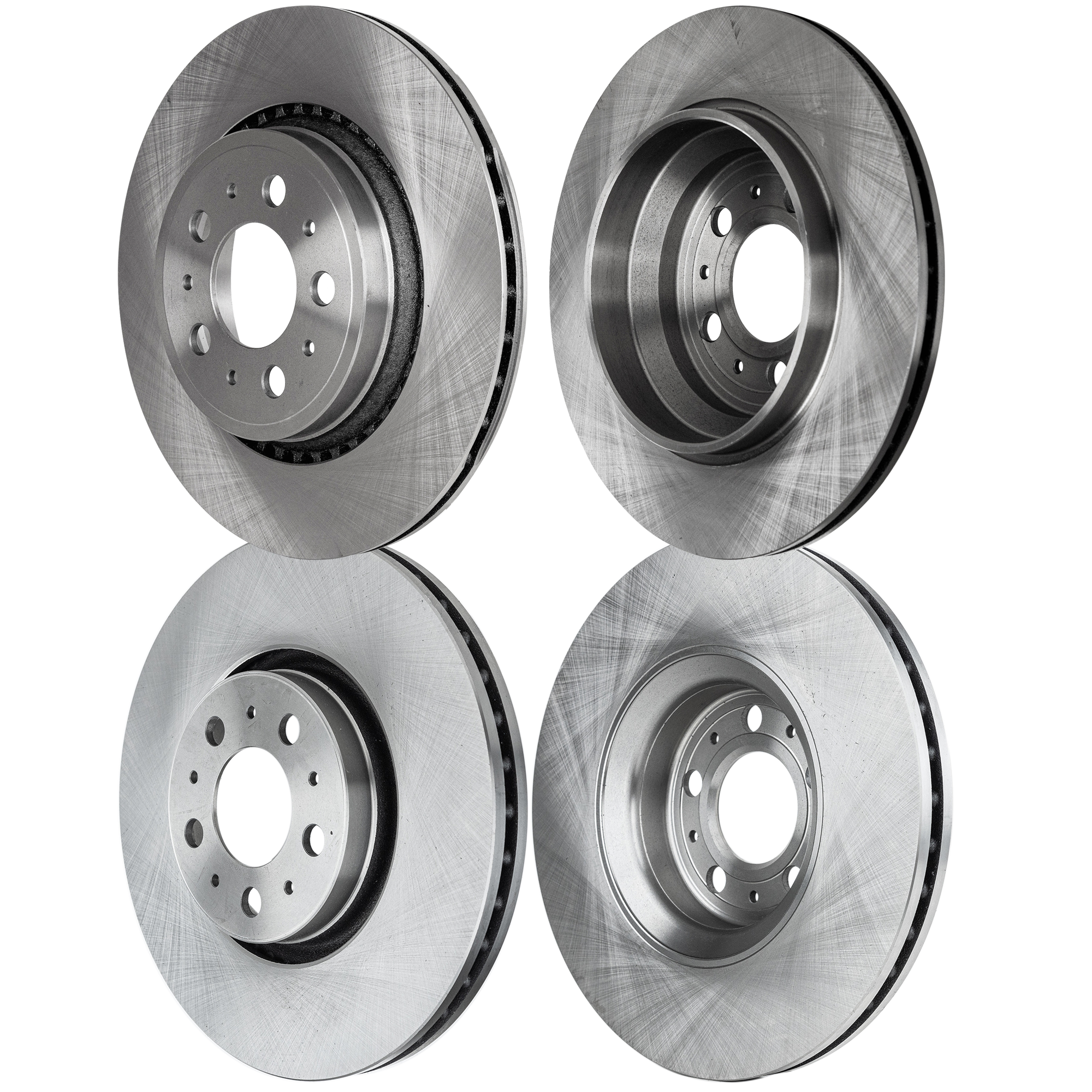 AM XC90-03-14 FRONT AND REAR BRAKE DISC 4 Wheel Set SKU SET STPV27110040-4 A OEM 306-360-743-142-332-000-000-000-000